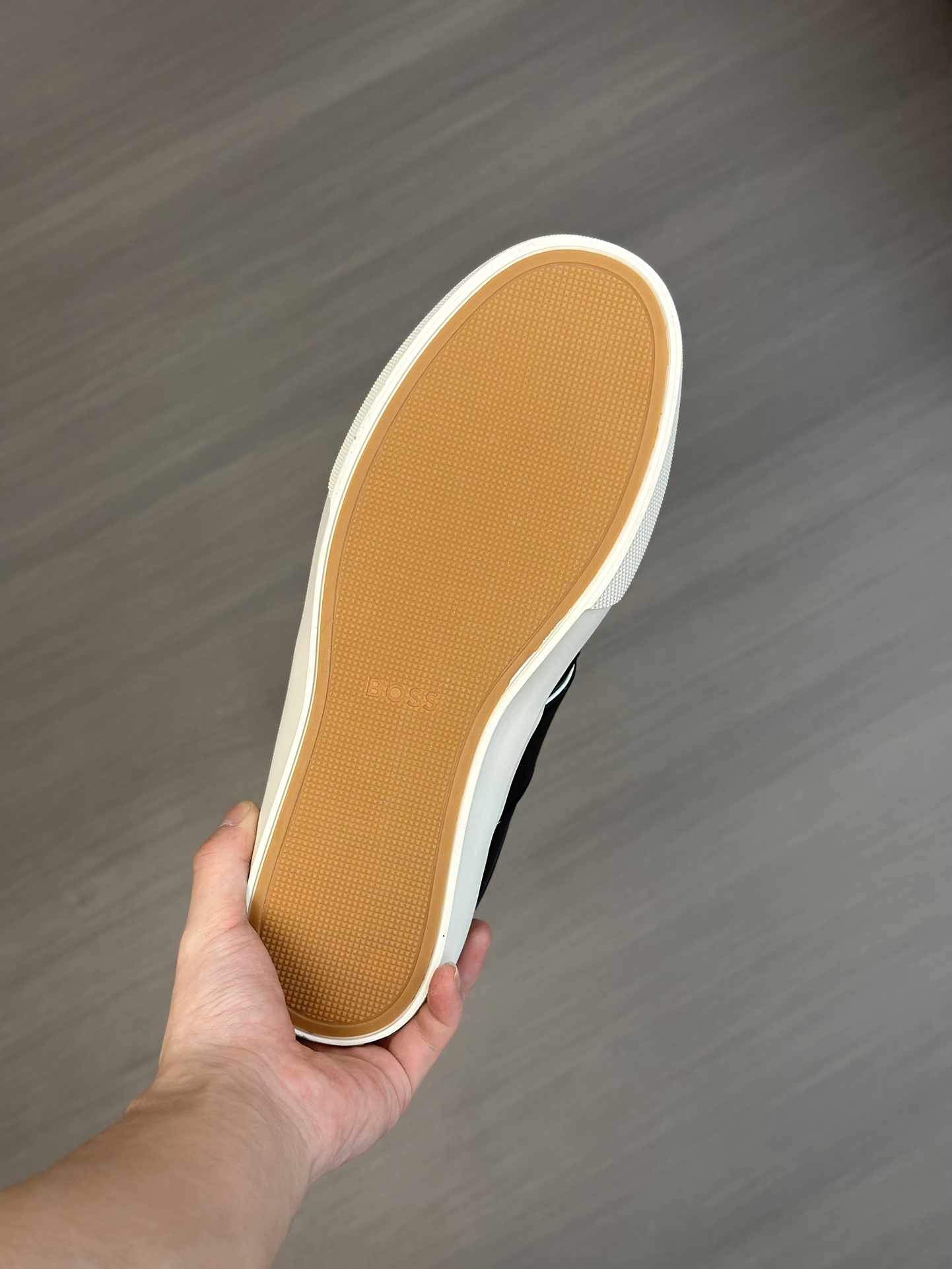 Boss zapatillas de deporte casuales de los hombres, la versión original del molde abierto, capa de l