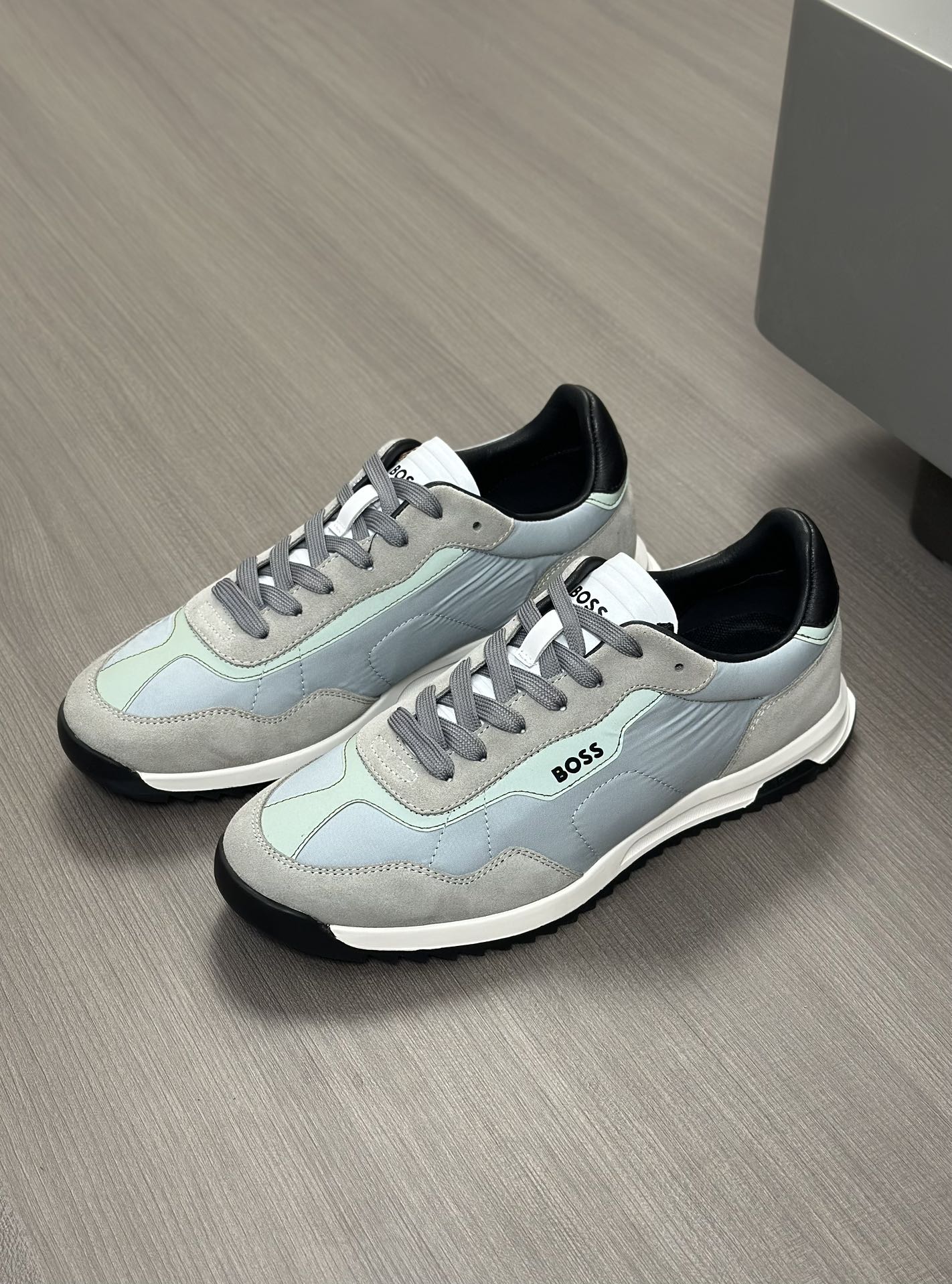 Boss zapatillas de deporte casuales de los hombres, la versión original del molde abierto, capa de l