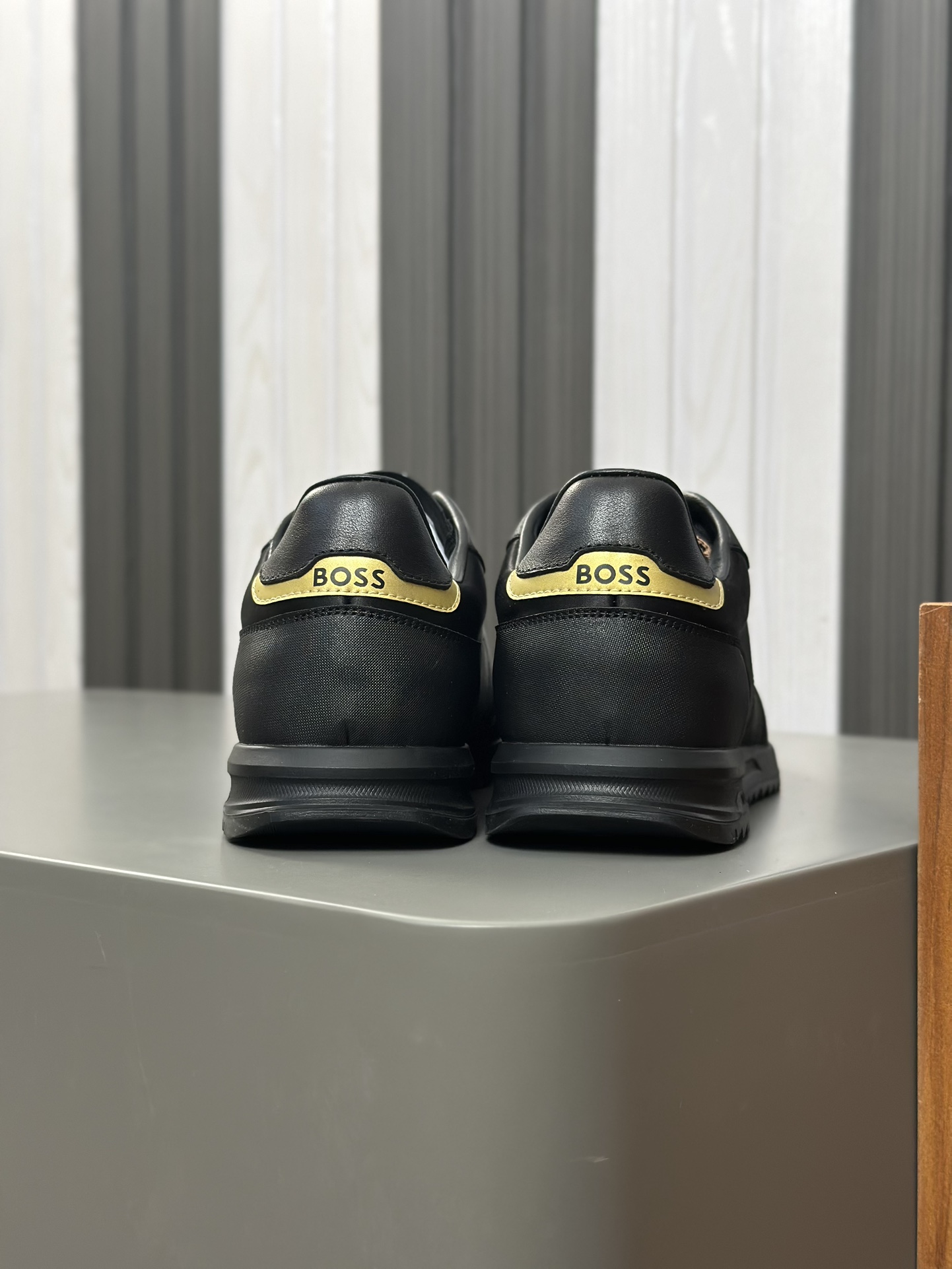 Boss zapatillas de deporte casuales de los hombres, la versión original del molde abierto, capa de l