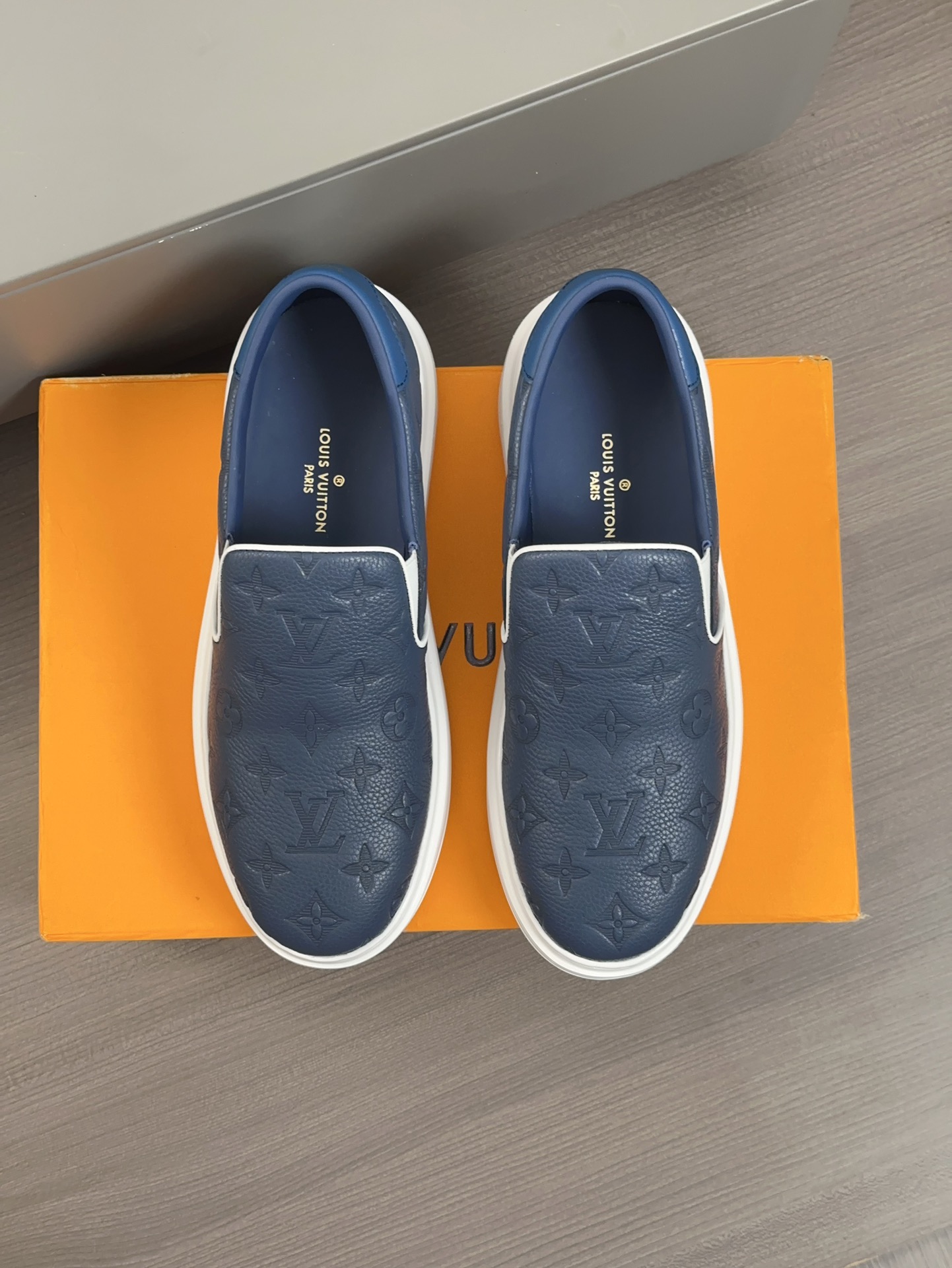 [Louis Vuitton] Louis Vuitton - Calidad de gama alta Original único - Parte superior: piel de becerr