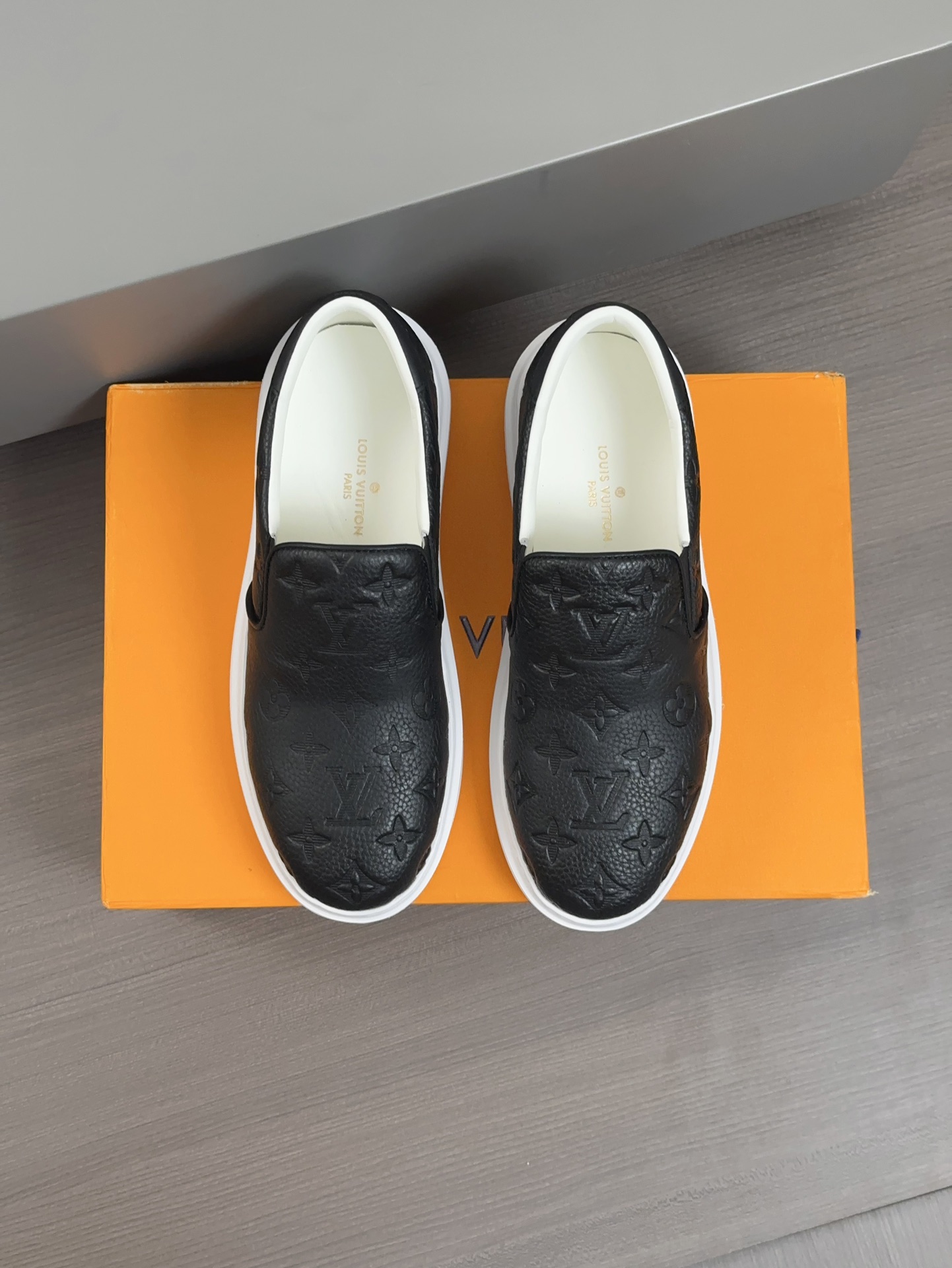 [Louis Vuitton] Louis Vuitton - Calidad de gama alta Original único - Parte superior: piel de becerr