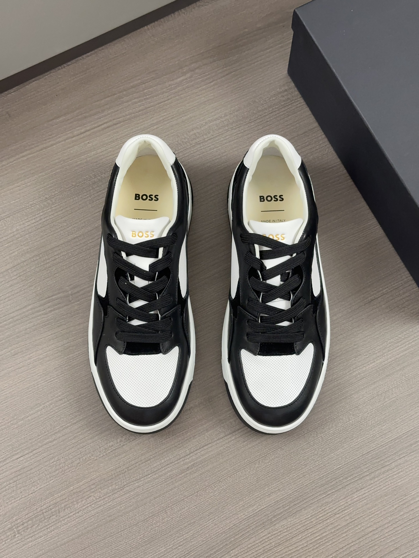 Original boutique única, zapatos casual para hombre de BOSS, piel de becerro importada original, for