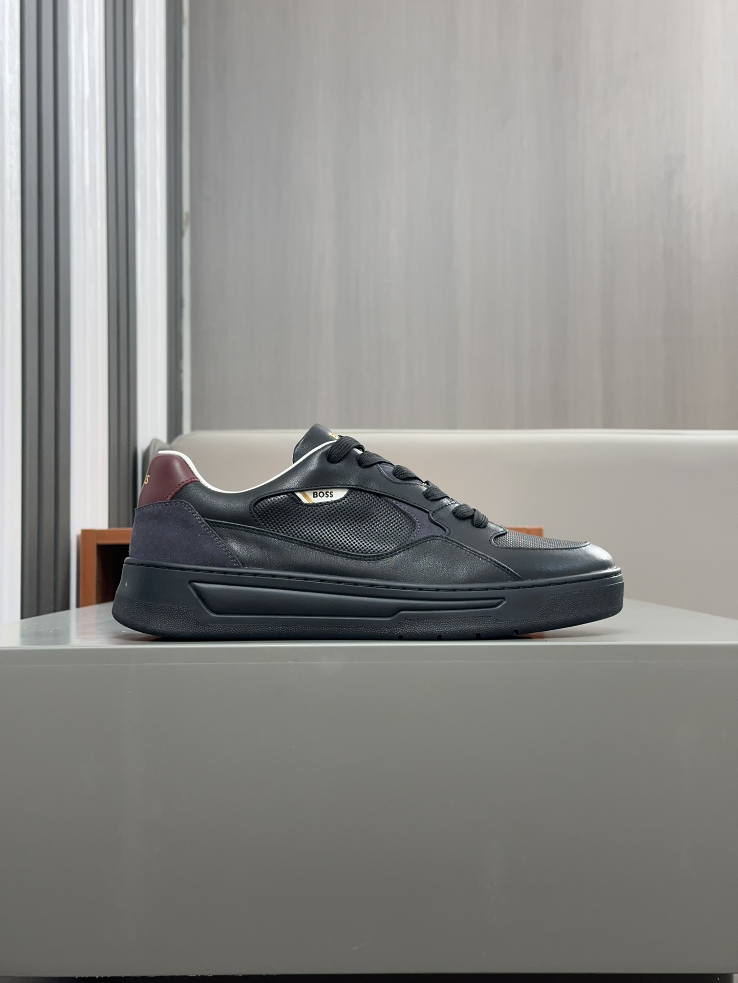 Original boutique única, zapatos casual para hombre de BOSS, piel de becerro importada original, for