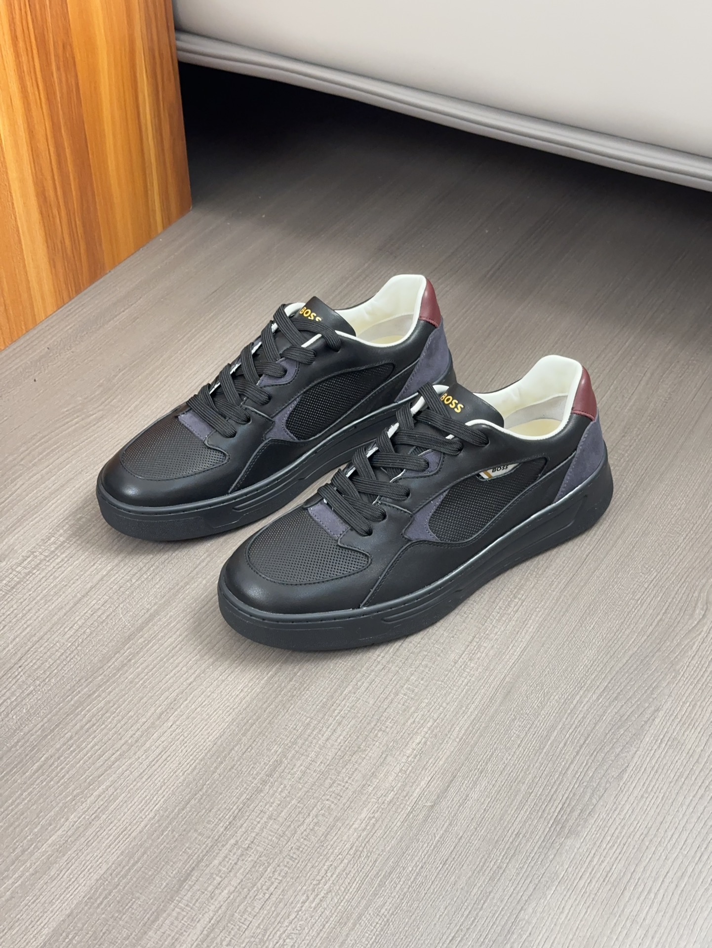 Original boutique única, zapatos casual para hombre de BOSS, piel de becerro importada original, for