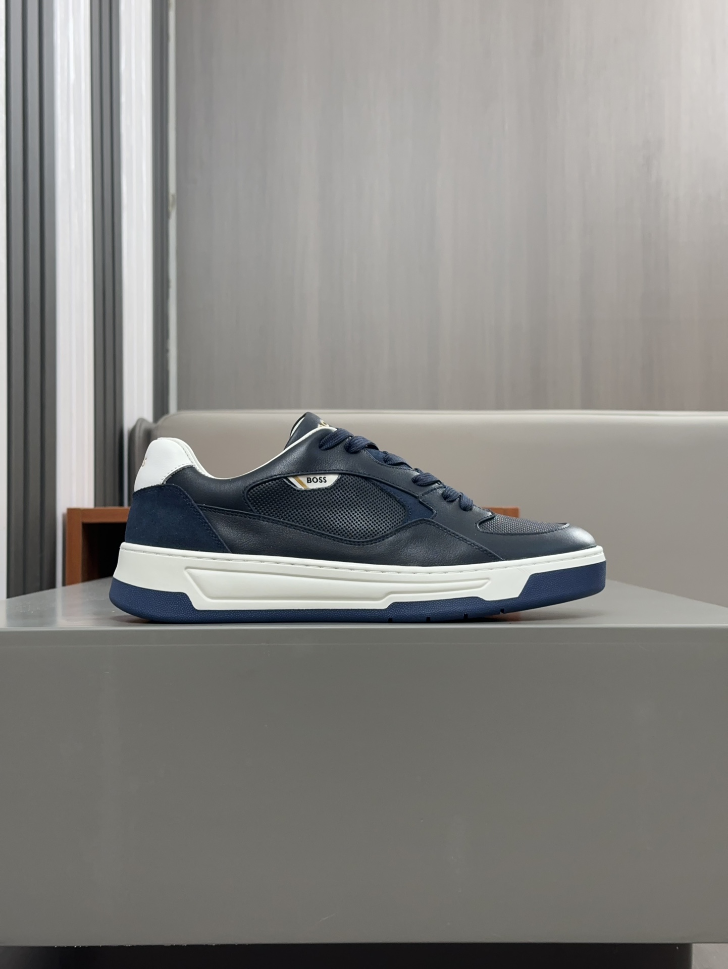 Original boutique única, zapatos casual para hombre de BOSS, piel de becerro importada original, for