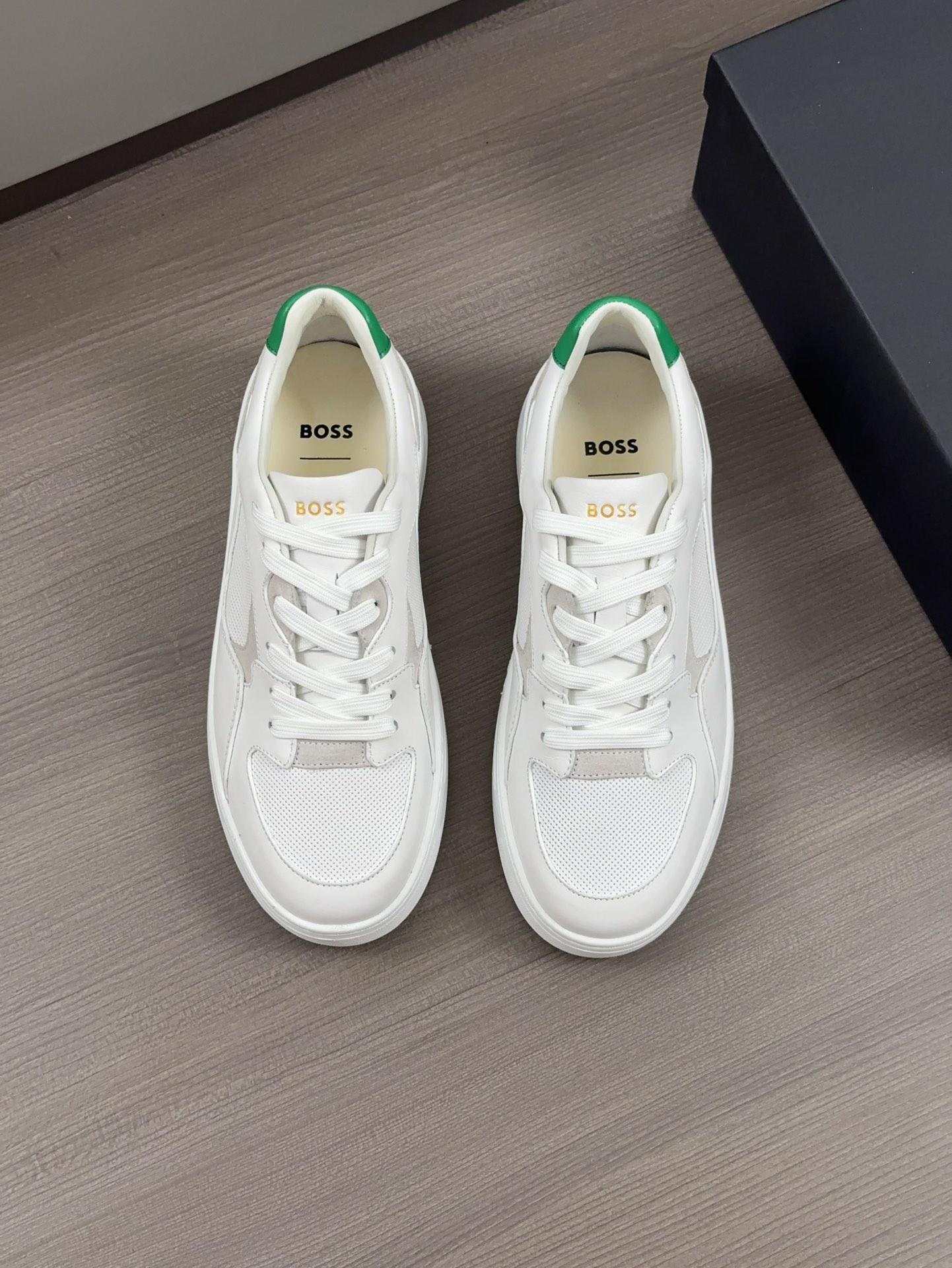 Original boutique única, zapatos casual para hombre de BOSS, piel de becerro importada original, for