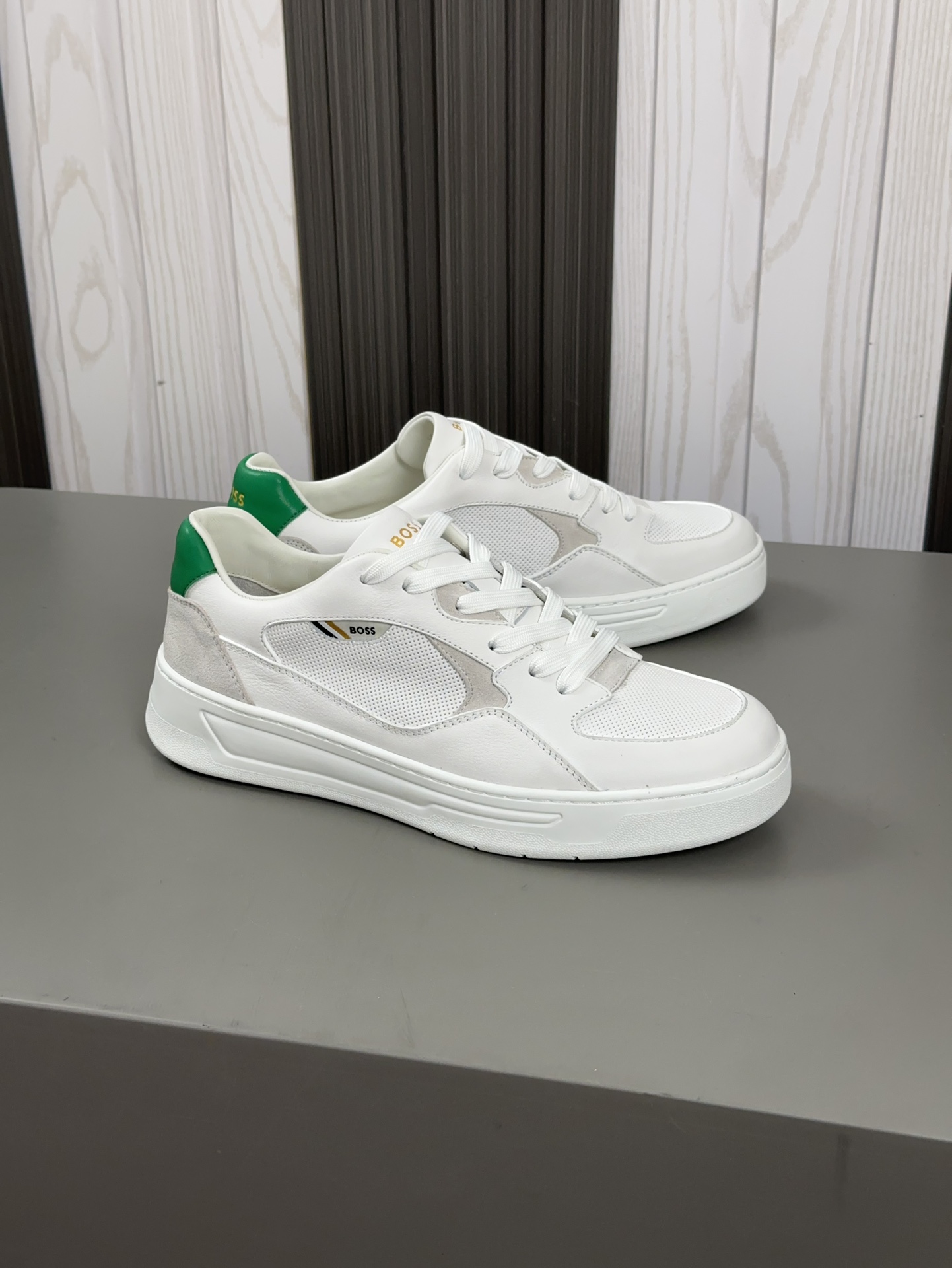 Original boutique única, zapatos casual para hombre de BOSS, piel de becerro importada original, for