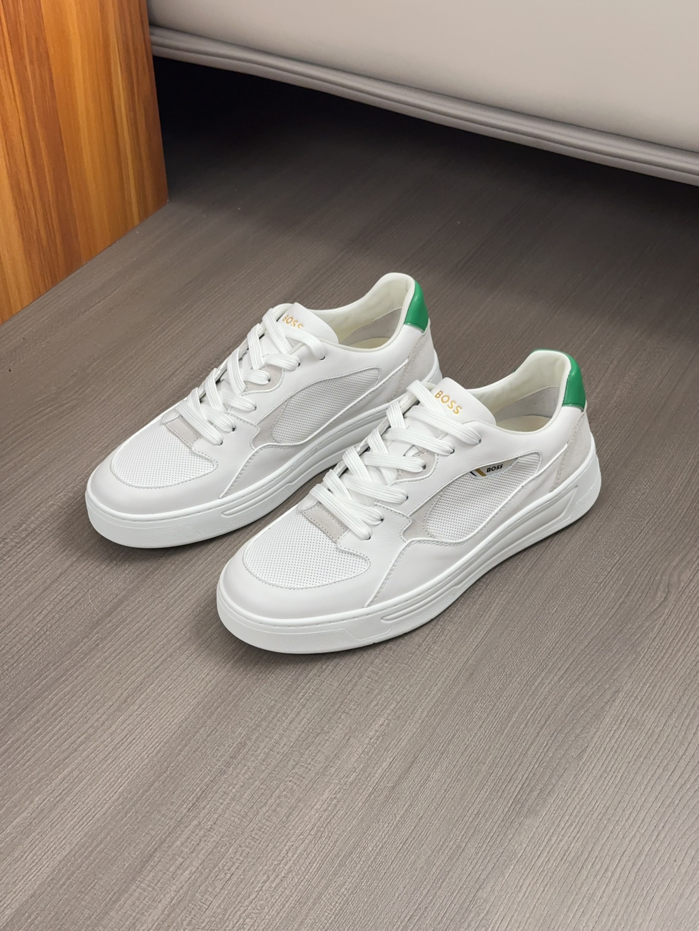 Original boutique única, zapatos casual para hombre de BOSS, piel de becerro importada original, for