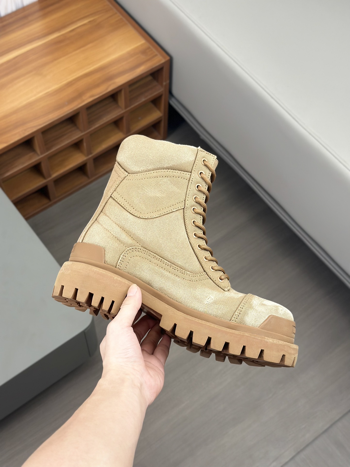 Factory Parisienne - Botas Martin Vintage 𝗕𝗔𝗔𝗟𝗘𝗡𝗖𝗜 Versión puramente original de las Botas M
