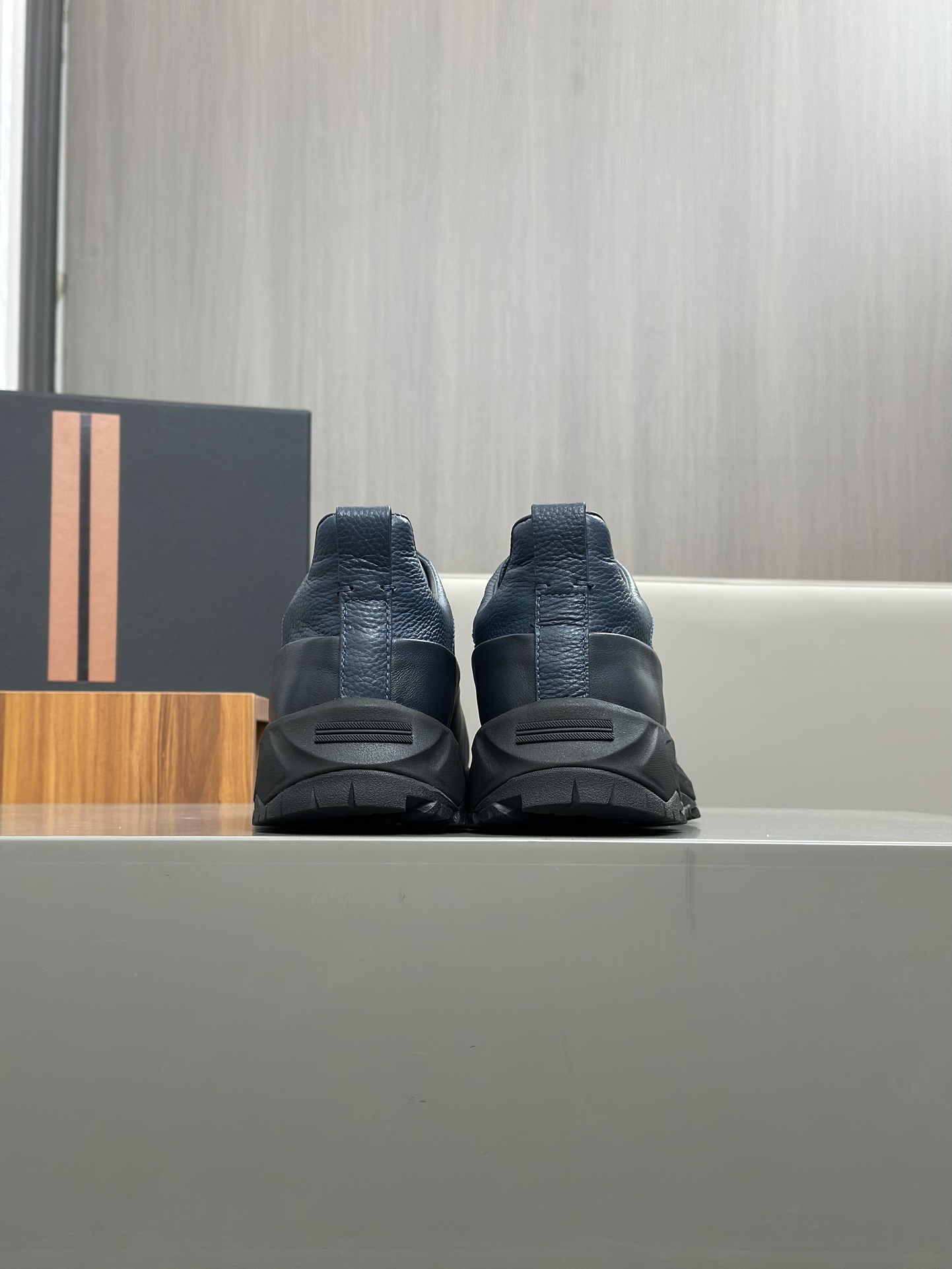 2024Nueva Serie ZEGNA Zegna Zapatos de los hombres de gamuza Triple StitchMonte zapatos casuales de 