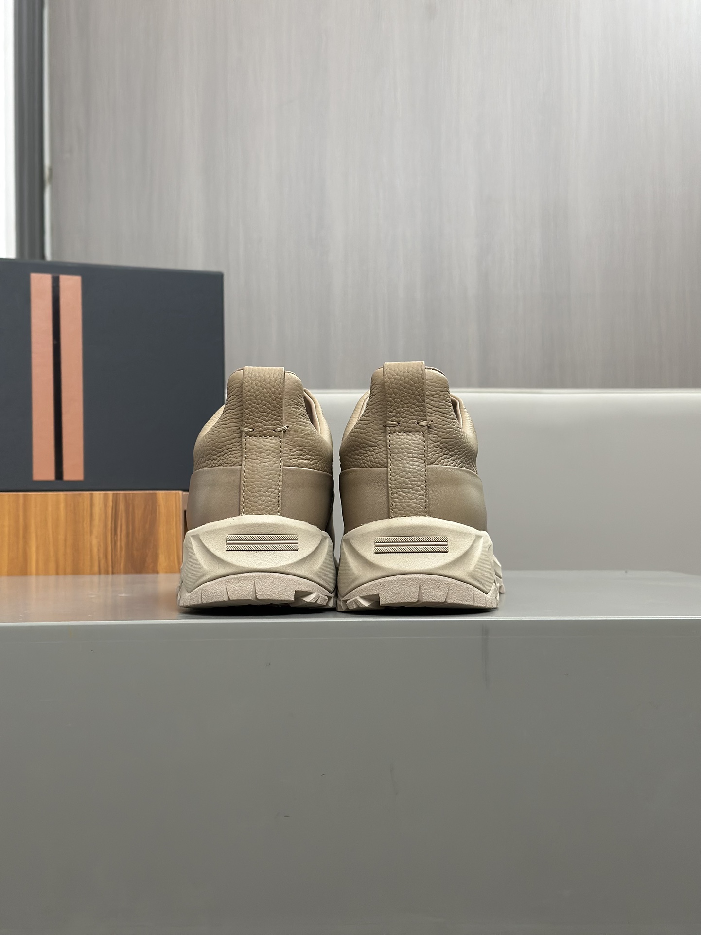 2024Nueva Serie ZEGNA Zegna Zapatos de los hombres de gamuza Triple StitchMonte zapatos casuales de 