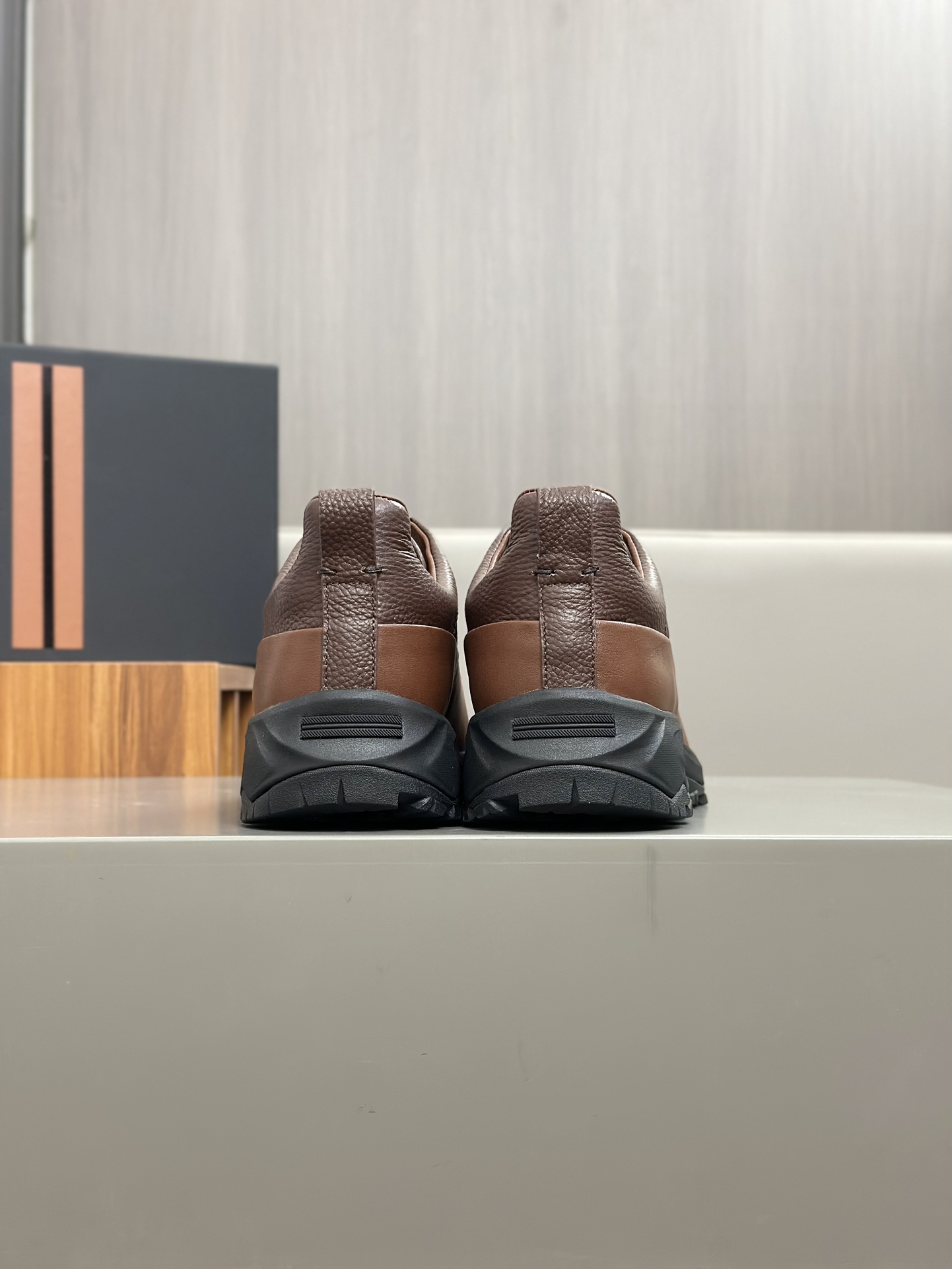 2024Nueva Serie ZEGNA Zegna Zapatos de los hombres de gamuza Triple StitchMonte zapatos casuales de 