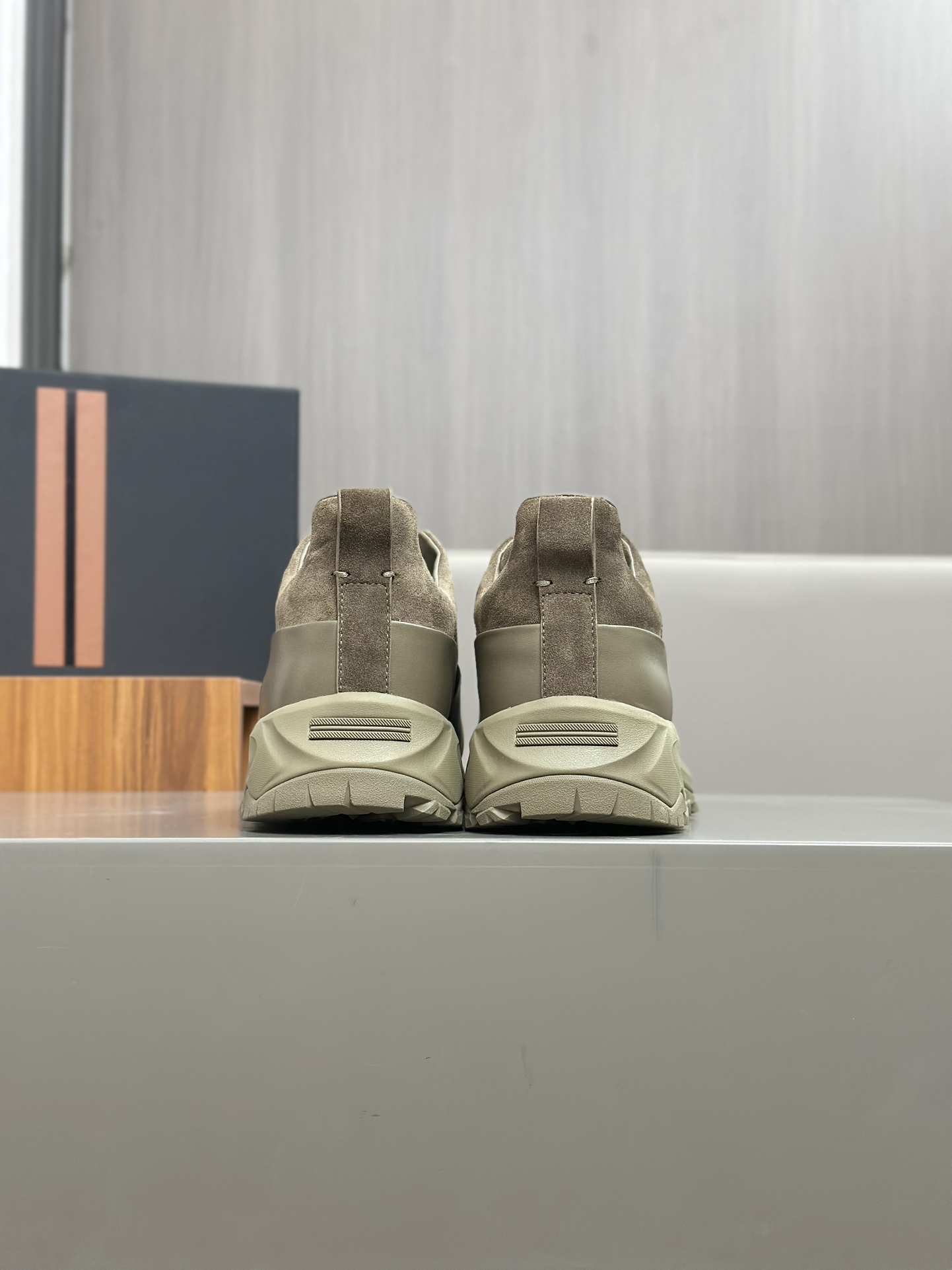 2024Nueva Serie ZEGNA Zegna Zapatos de los hombres de gamuza Triple StitchMonte zapatos casuales de 