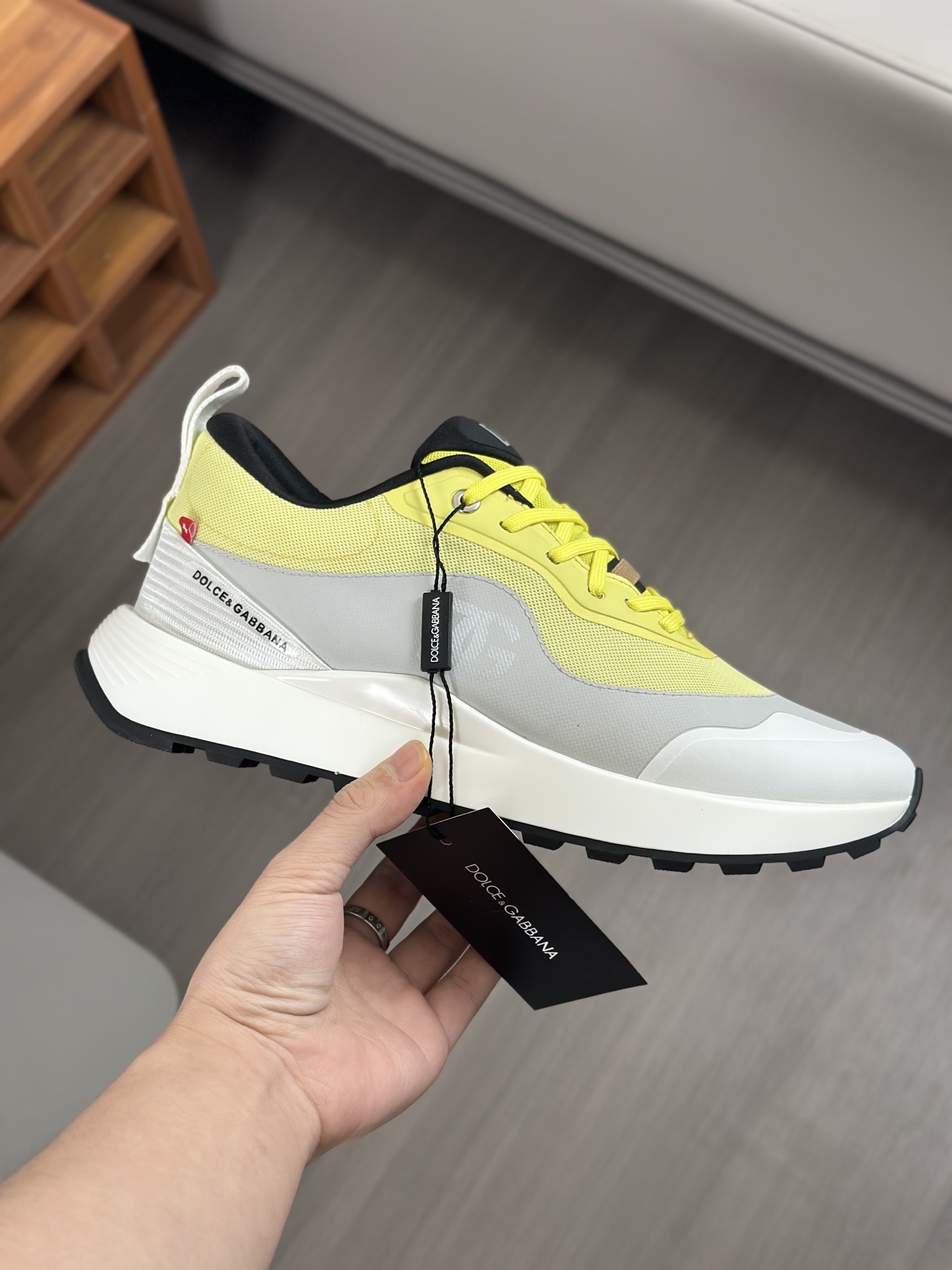 --Nuevo--Dolce&Gabbana--DG de gama alta de los hombres zapatos deportivo-casual. Mostrador superior 