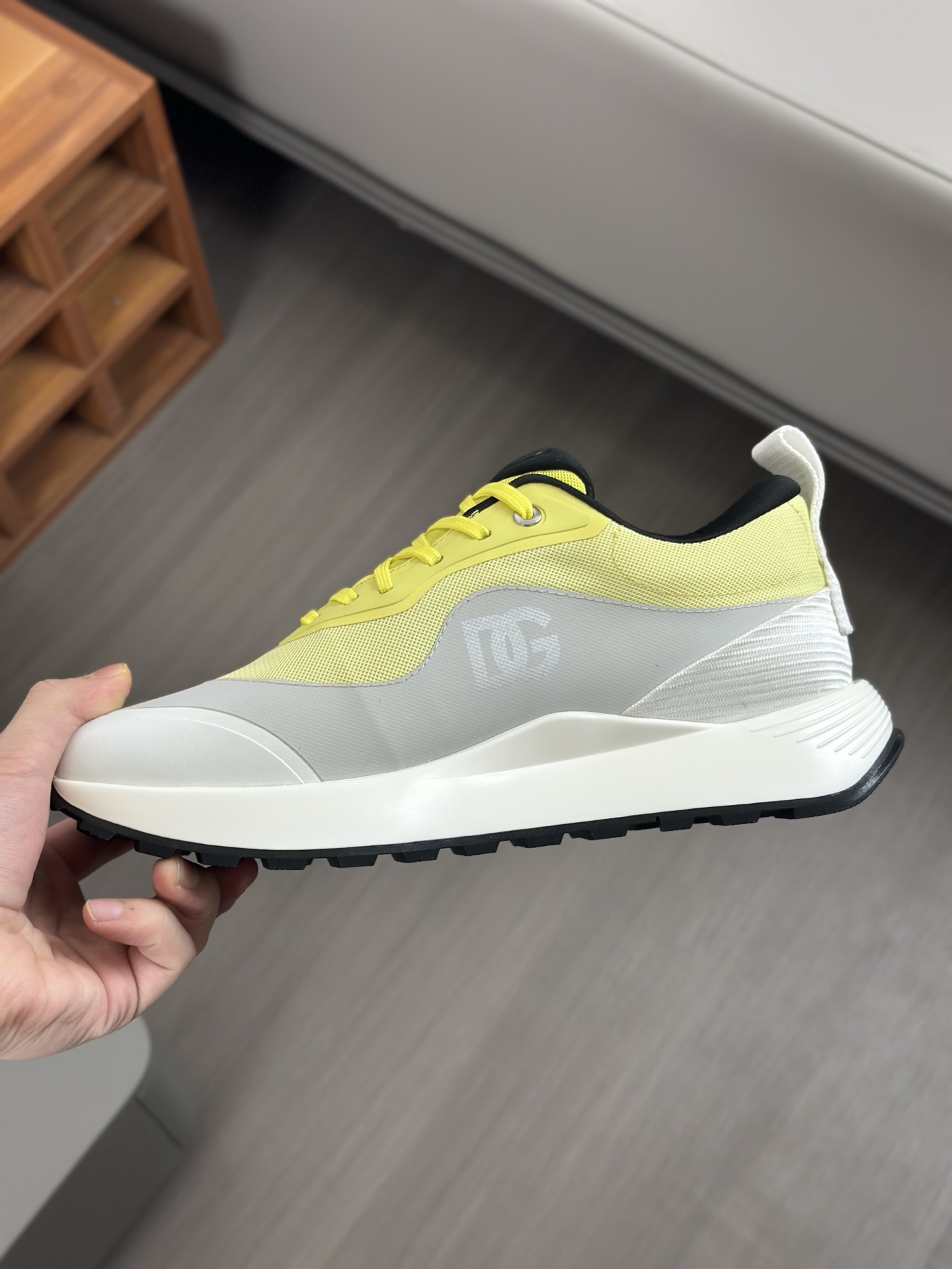 --Nuevo--Dolce&Gabbana--DG de gama alta de los hombres zapatos deportivo-casual. Mostrador superior 