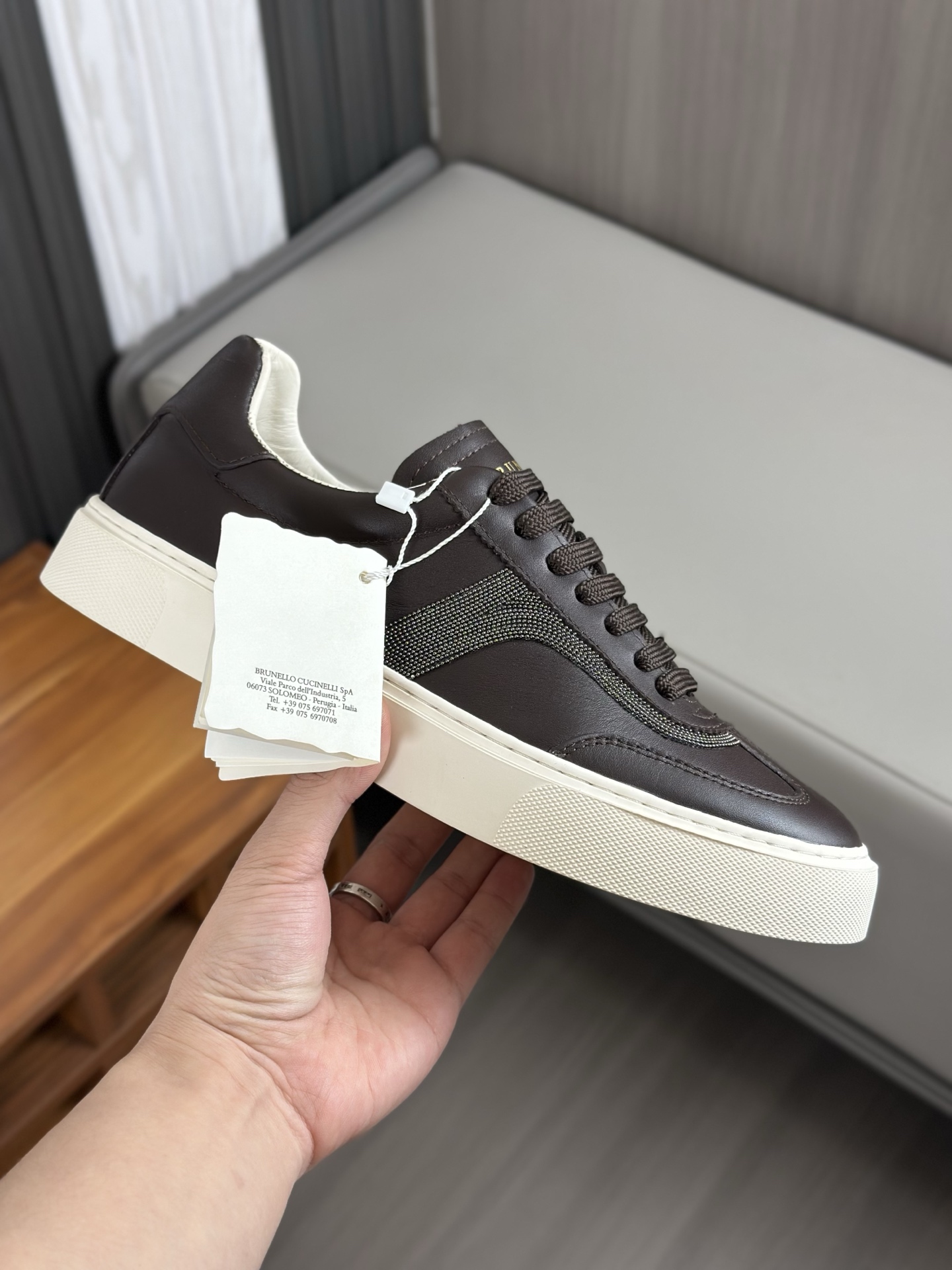 Brunello Cucinelli 2025 ss primavera y verano nuevos zapatos de los hombres a que se refiere (BC) Es