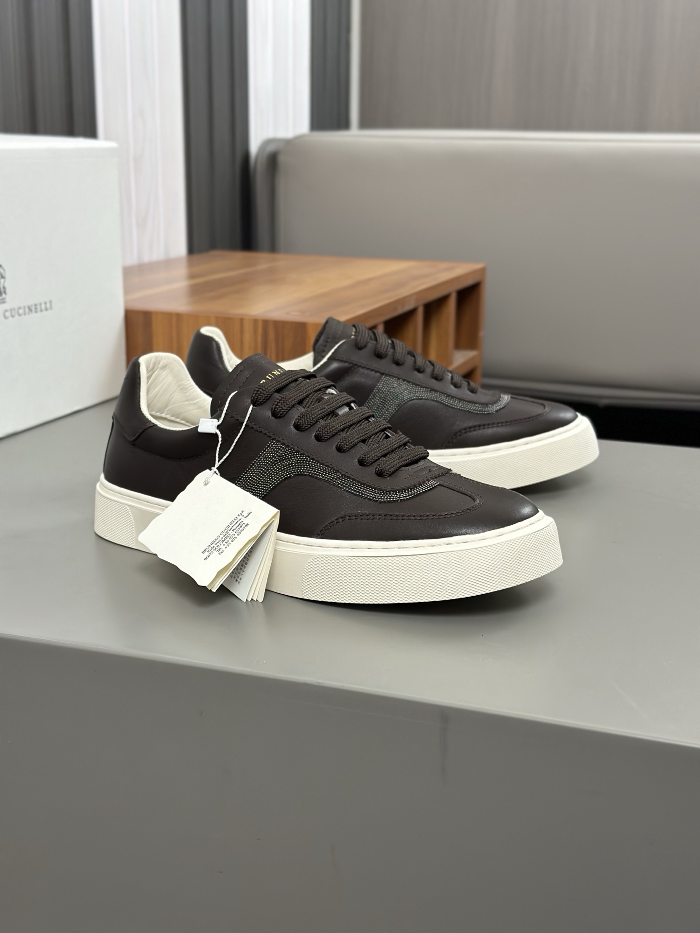 Brunello Cucinelli 2025 ss primavera y verano nuevos zapatos de los hombres a que se refiere (BC) Es
