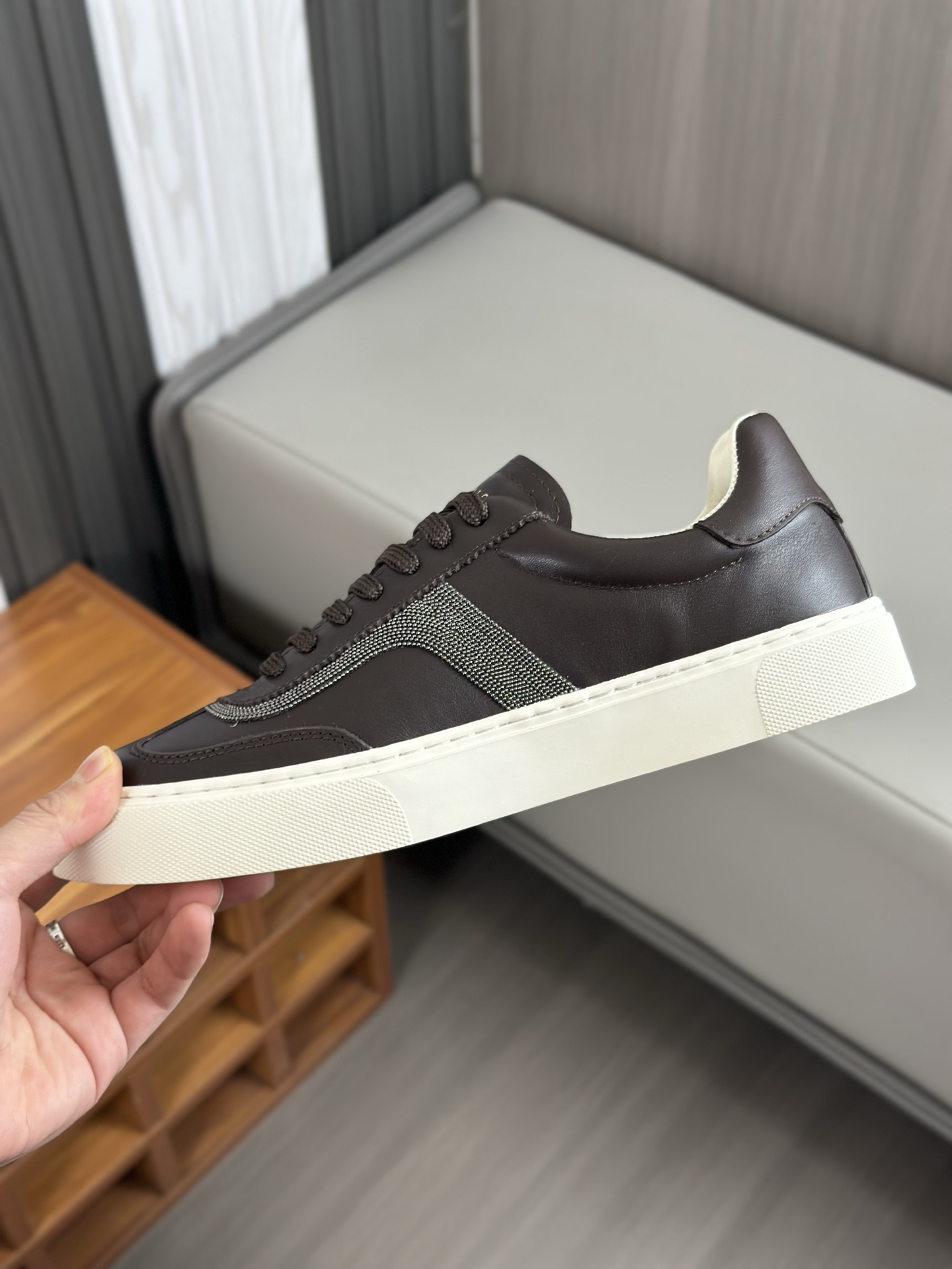 Brunello Cucinelli 2025 ss primavera y verano nuevos zapatos de los hombres a que se refiere (BC) Es