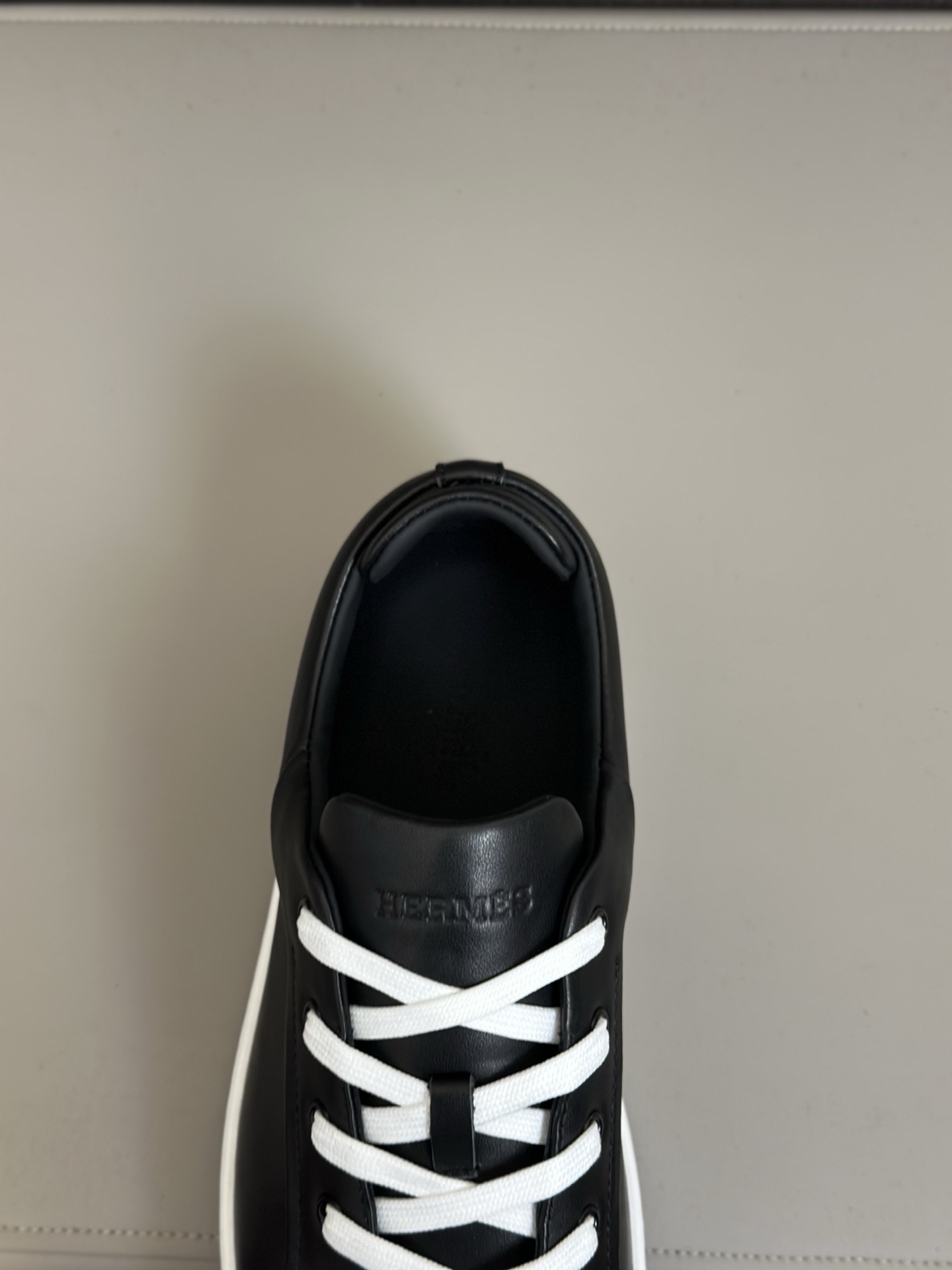 Hermes Men's Nappa Leather Sneakers - Black Lace-Up Design, Sizes 39-44 9 i1742174822308 7846 0 7