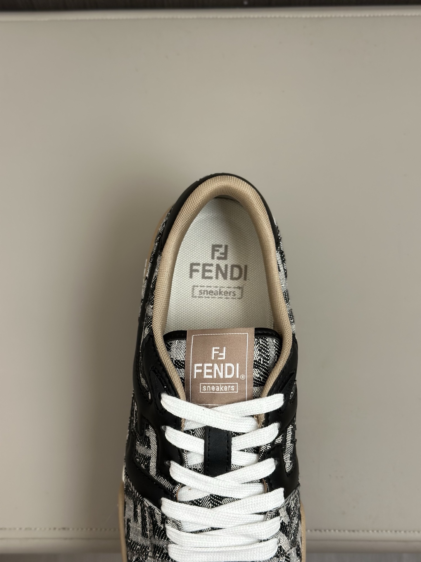 FD Nueva Pareja Vintage Clash Zapatillas de deporte Boardshorts en Fend* Partido Entrenador de diseñ