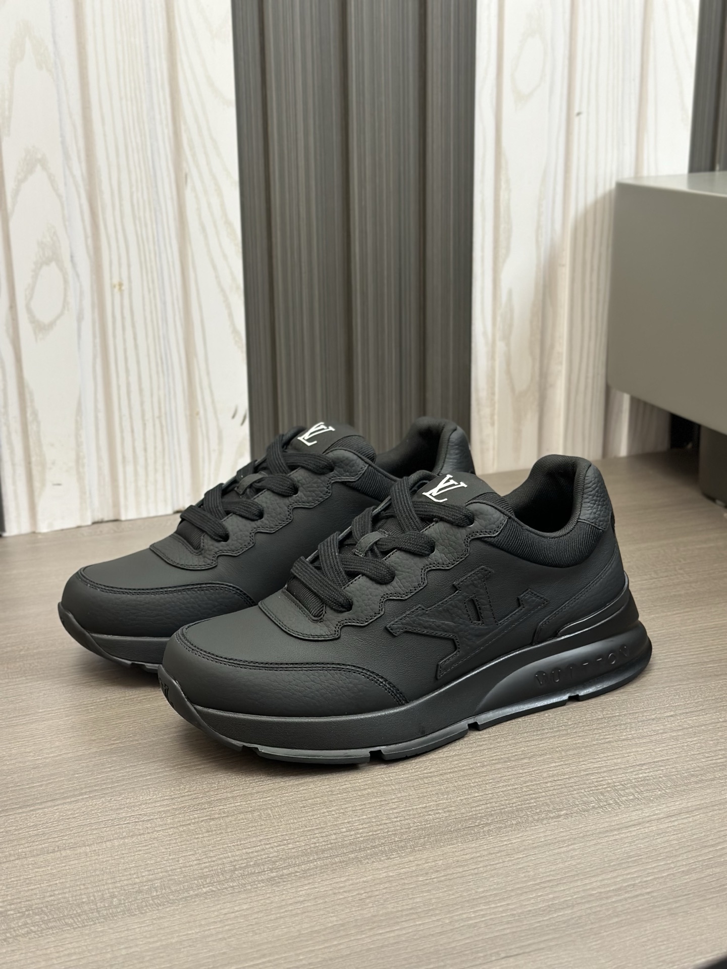 Louis Vuitton Trainer Sneakers - Black Leather, Premium Quality, Limited Edition 6 i1742542810545 4031 0 4