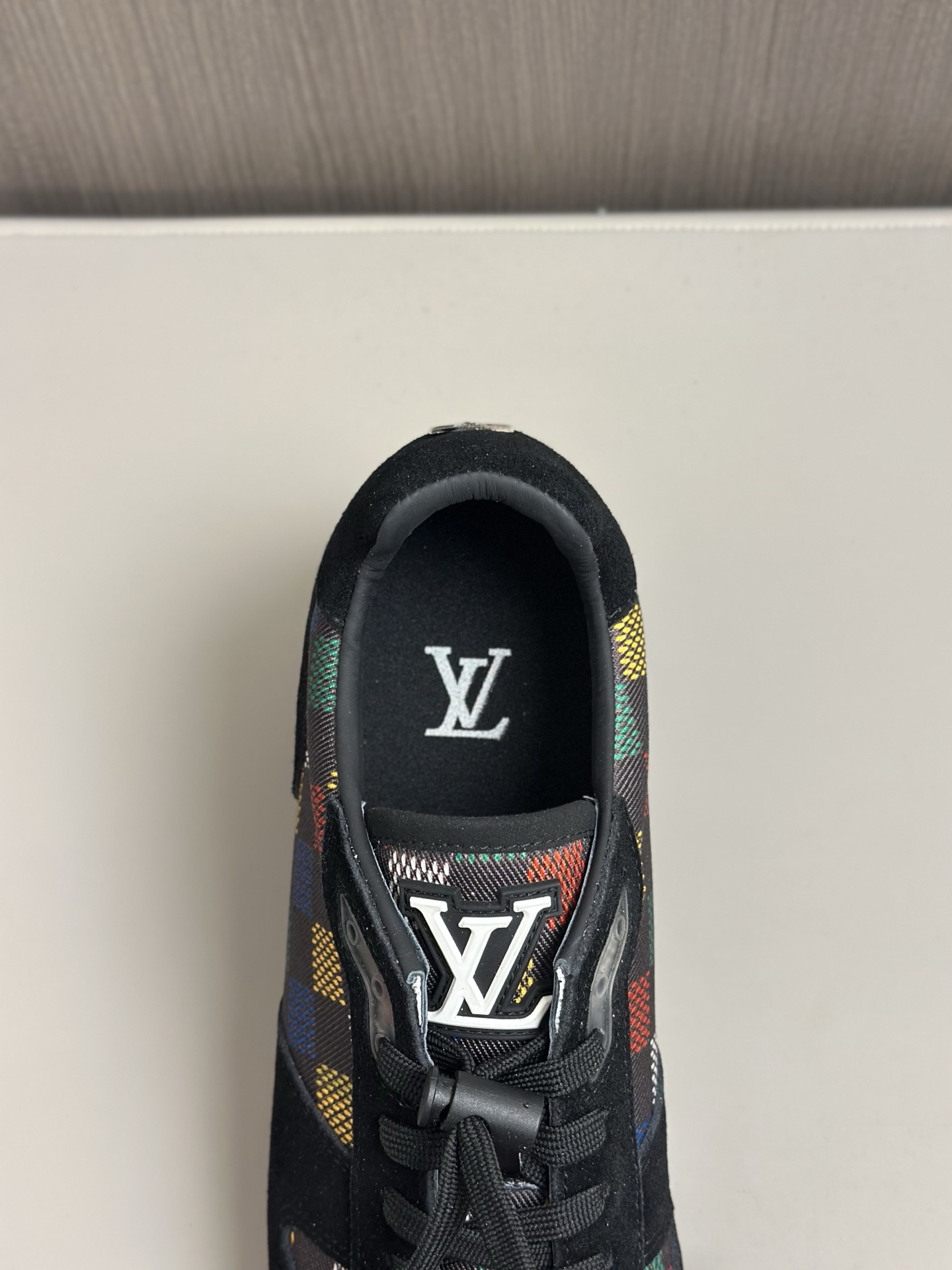 Louis Vuitton Men's Multicolor Checkered Print Leather Casual Sneakers 7 i1742766330723 8619 0 5