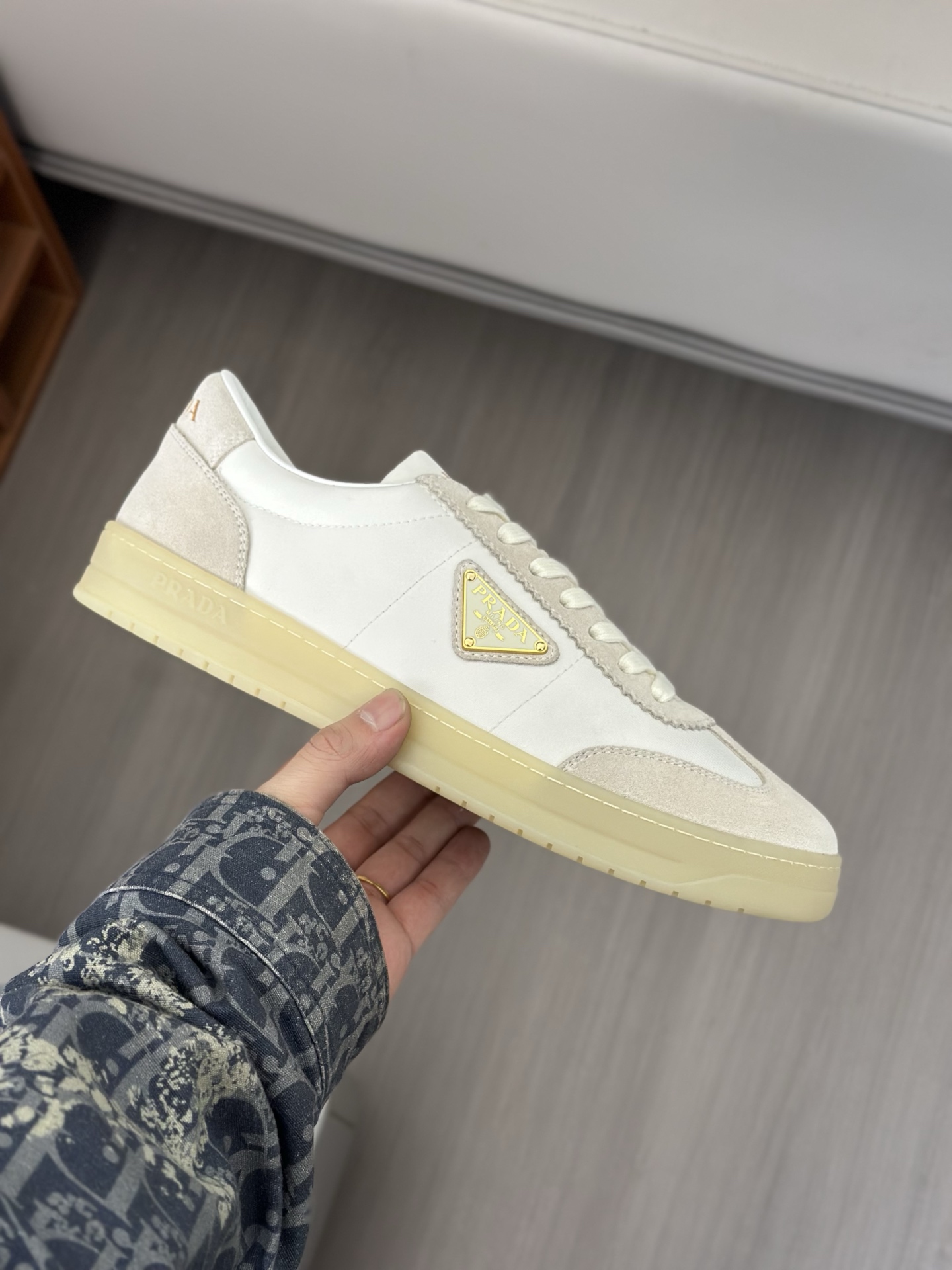 Prada Men's Leather Sneakers, New Collection, Sizes 39-44, Street Style 7 i1742766985916 5371 0 5