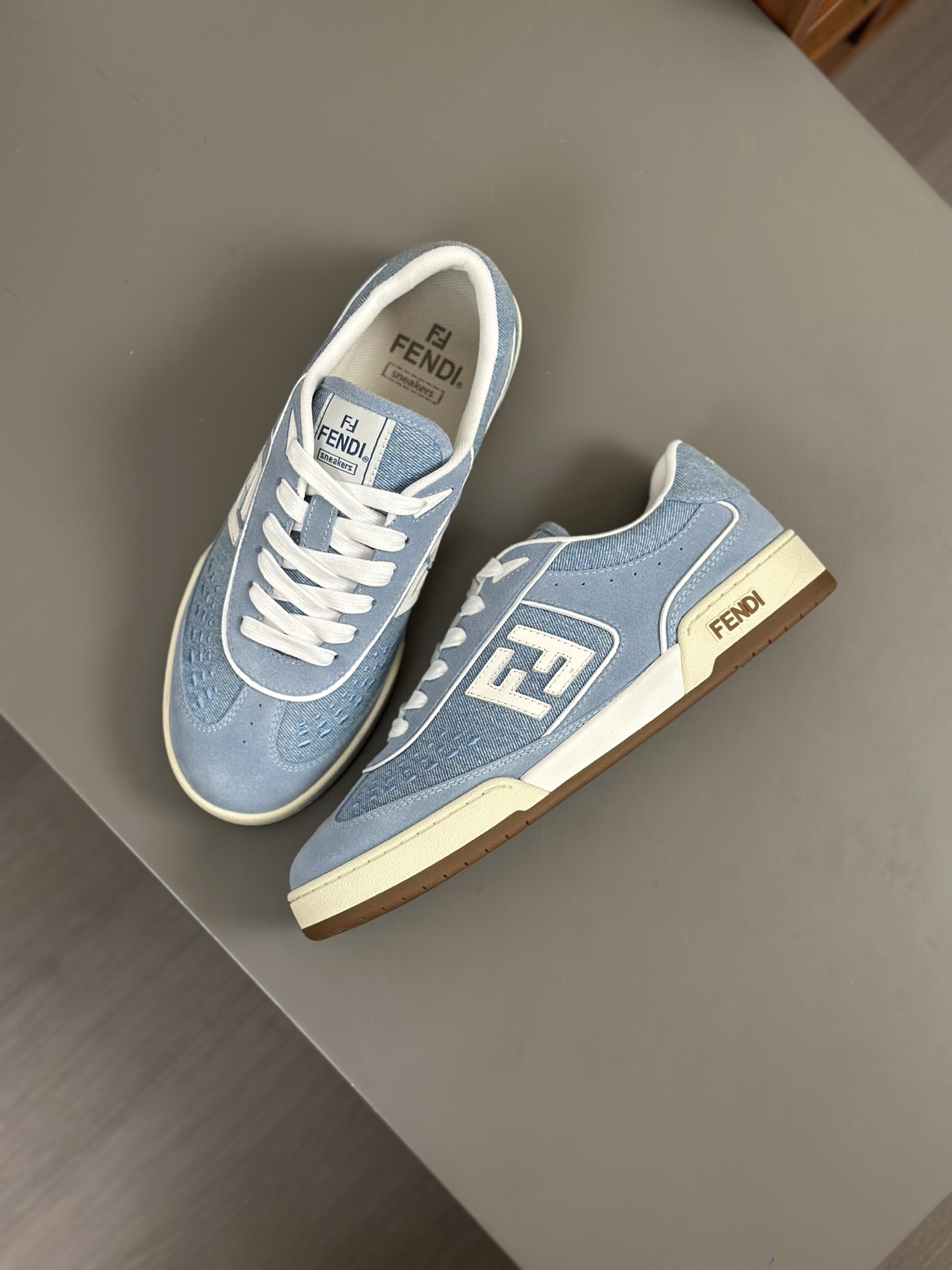 FD Nuevo Zapatillas deportivas Clash Vintage para pareja en Fend* Match Zapatillas deportivas de dis