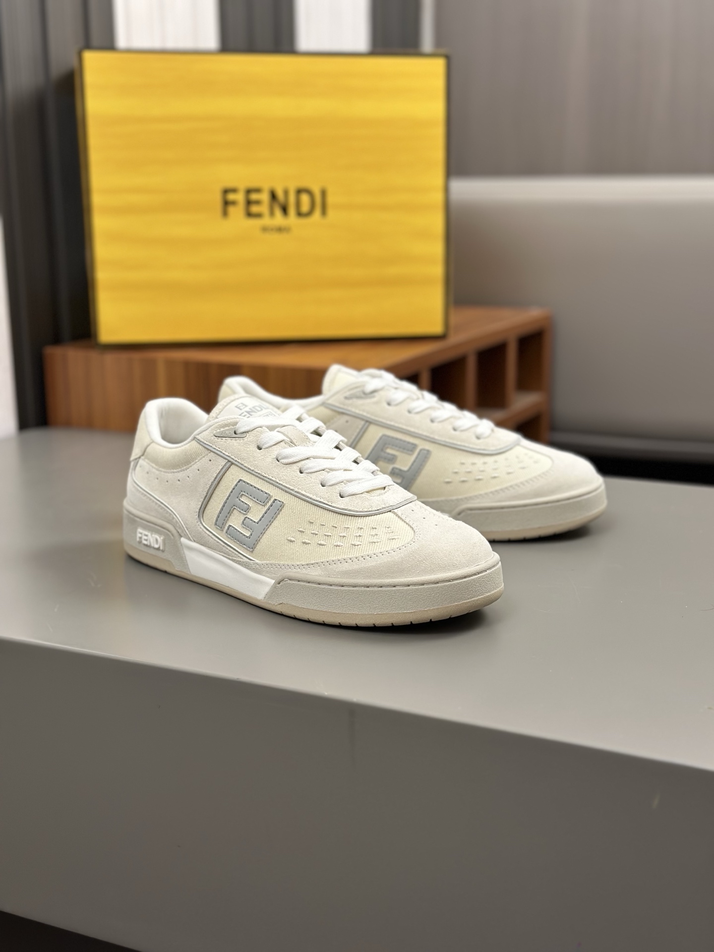 FD Nuevo Zapatillas deportivas Clash Vintage para pareja en Fend* Match Zapatillas deportivas de dis