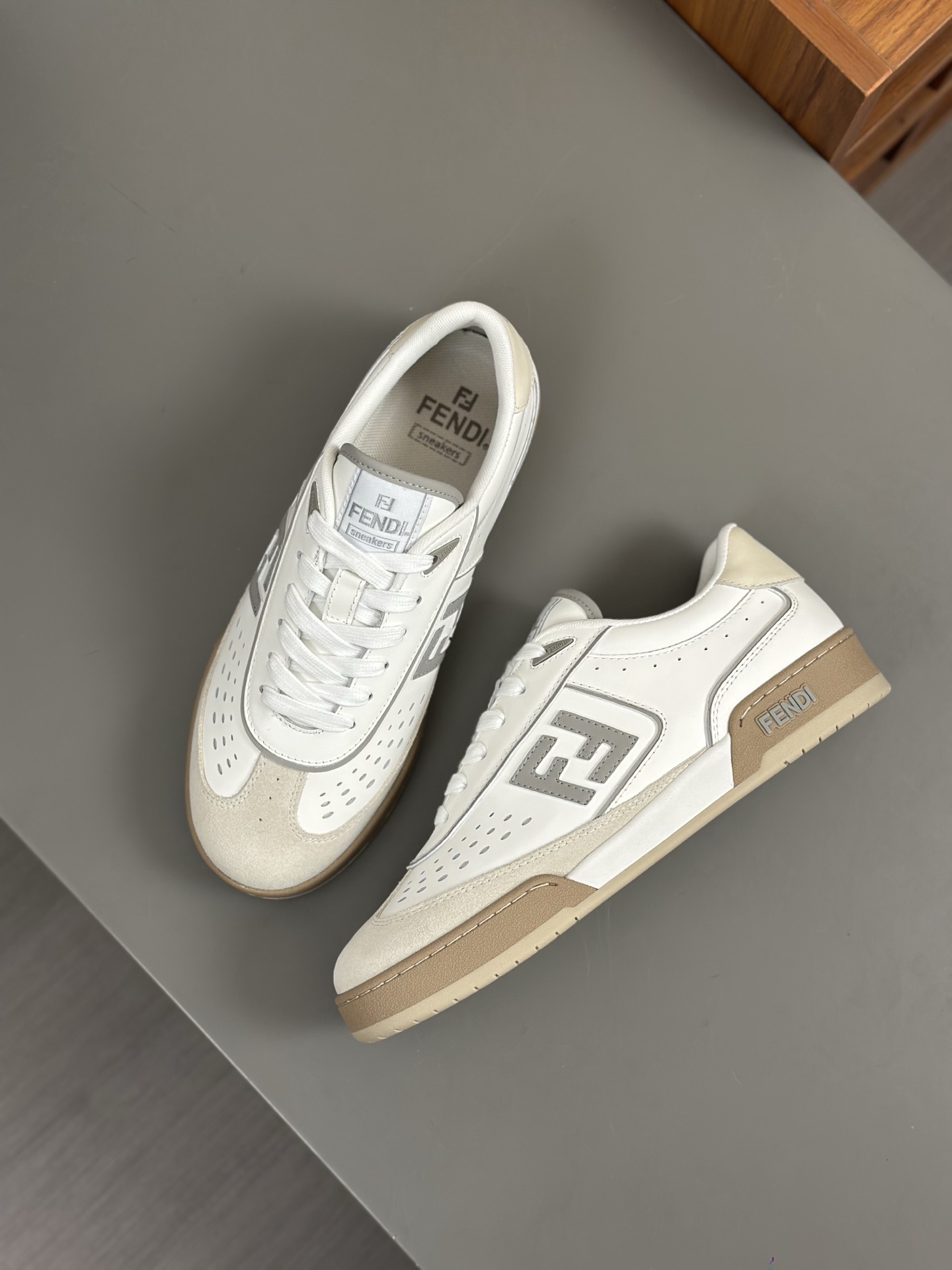 FD Nuevo Zapatillas deportivas Clash Vintage para pareja en Fend* Match Zapatillas deportivas de dis