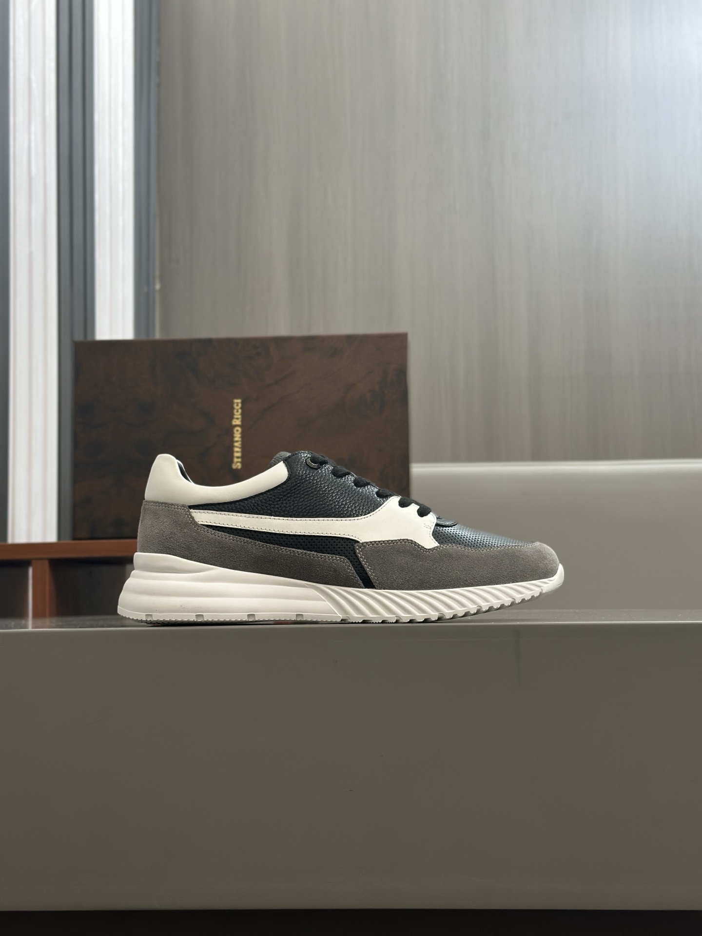 Stefano Ricci Men's Leather Sneakers Original Quality,Size 38-44 4 i1743149149046 2713 0 2