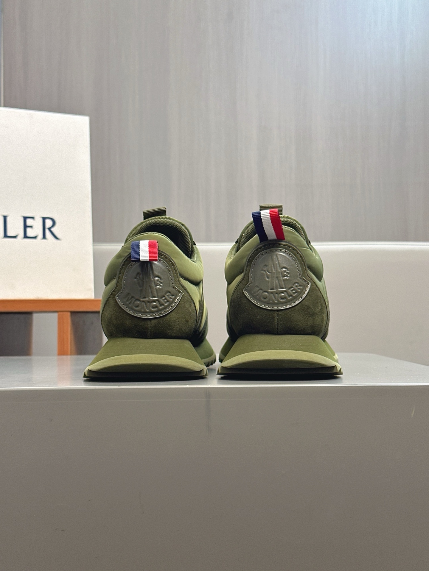 Moncler Men's Olive Green Sneakers - Lace-Up, Rubber Sole, Size 39-44 10 i1743323440960 3764 0 8