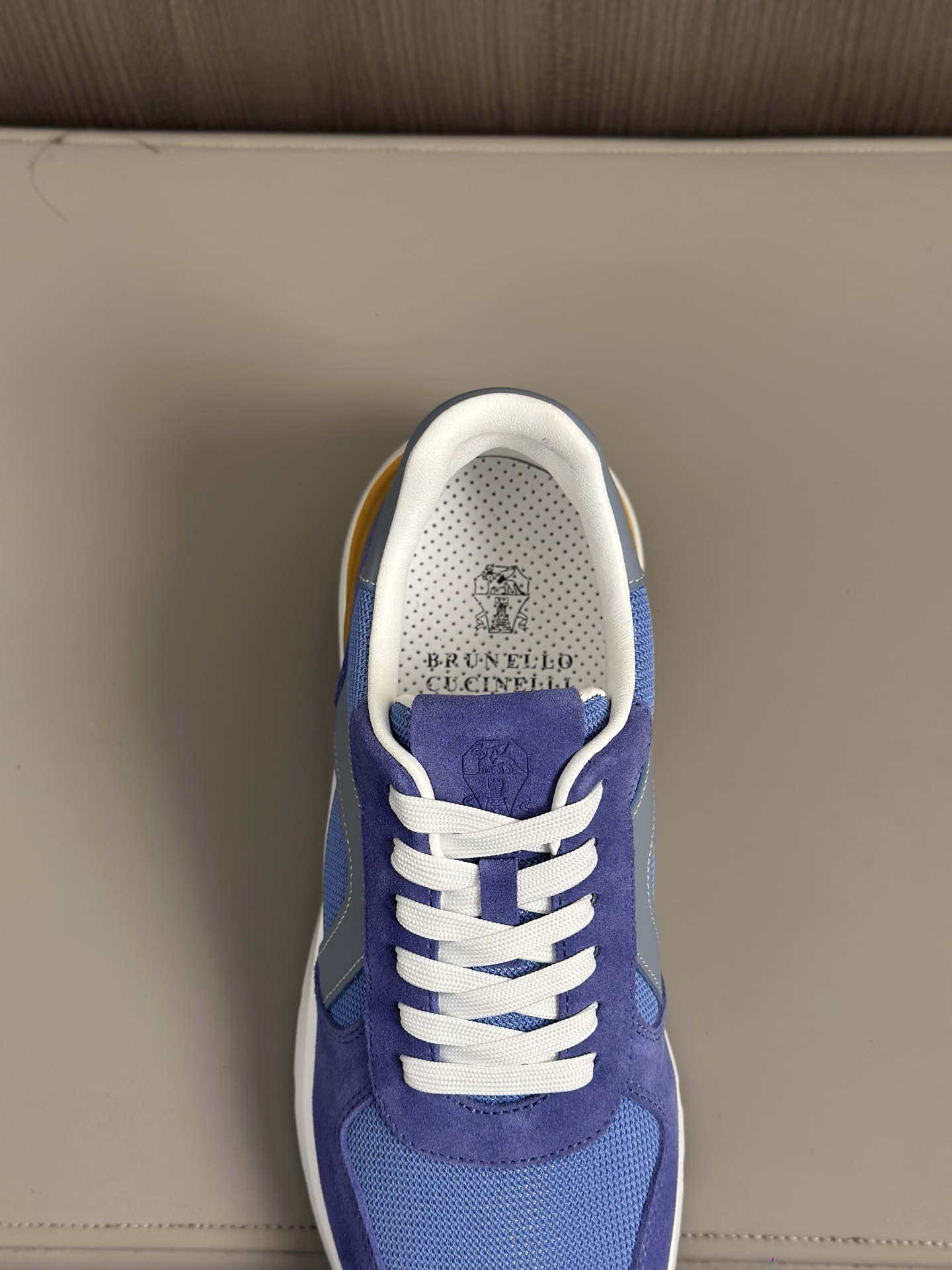 Brunello Cucinelli Men's Suede Leather Lace-Up Sneakers Casual Shoes 8 i1743404763798 5198 0 6