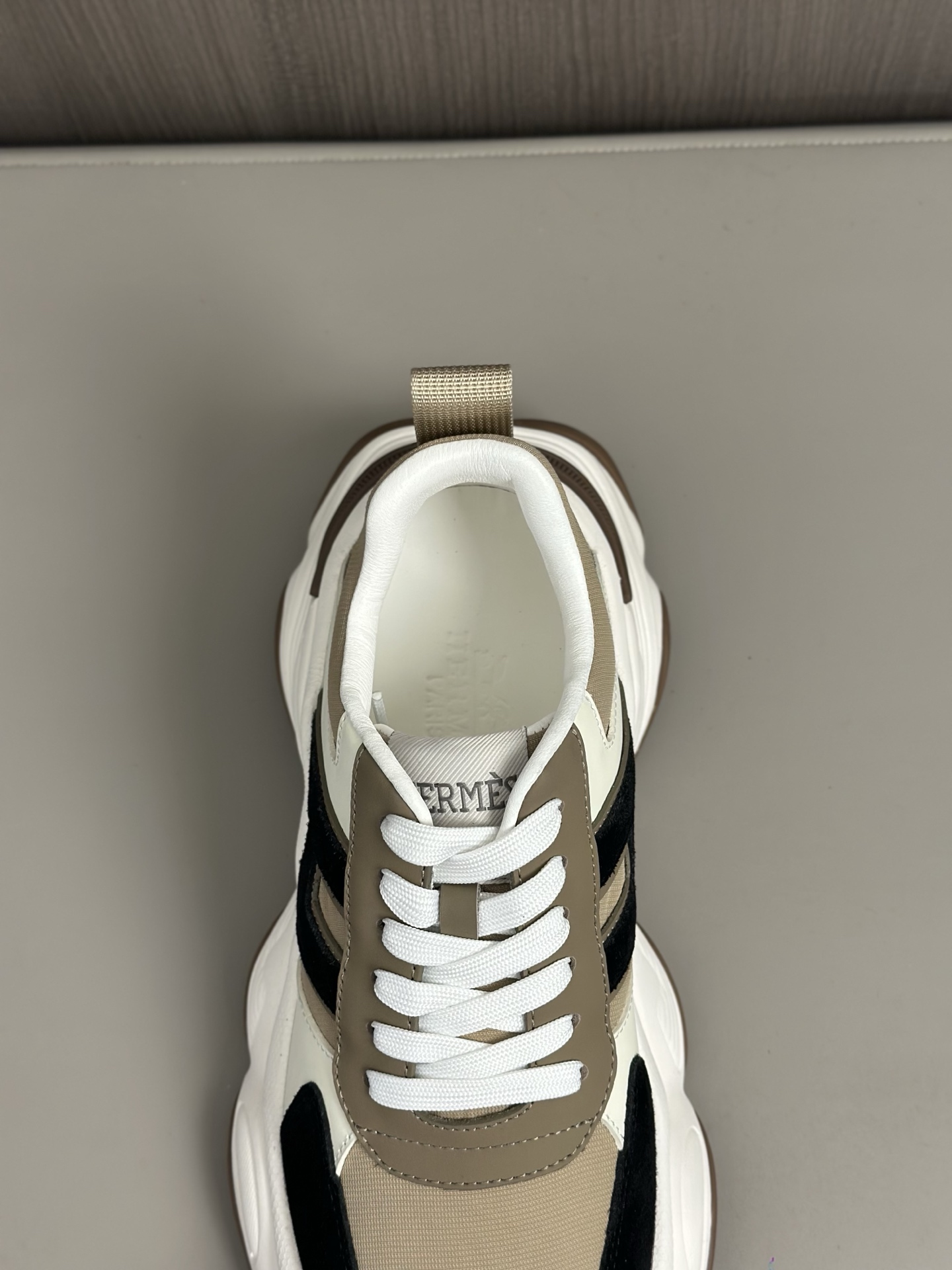 Hermes Men's High-Top Casual Sneakers in Calfskin Leather Accents 8 i1743406436282 9797 0 6