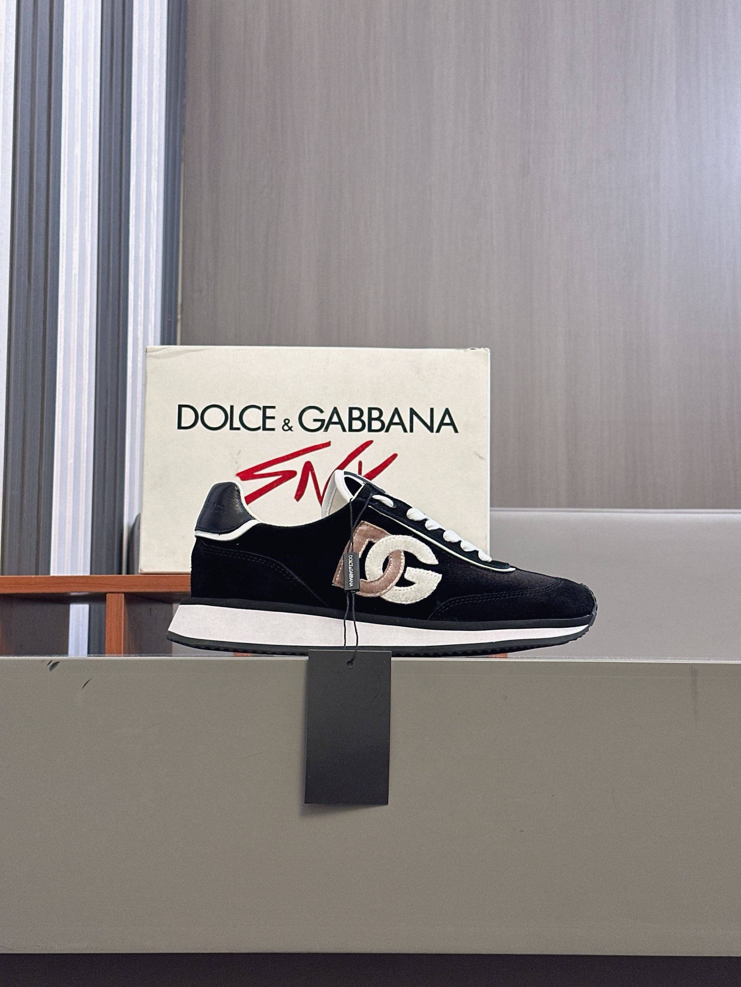 --Nuevo--Dolce&Gabbana--DG de gama alta de los hombres zapatos deportivo-casual. Mostrador superior 
