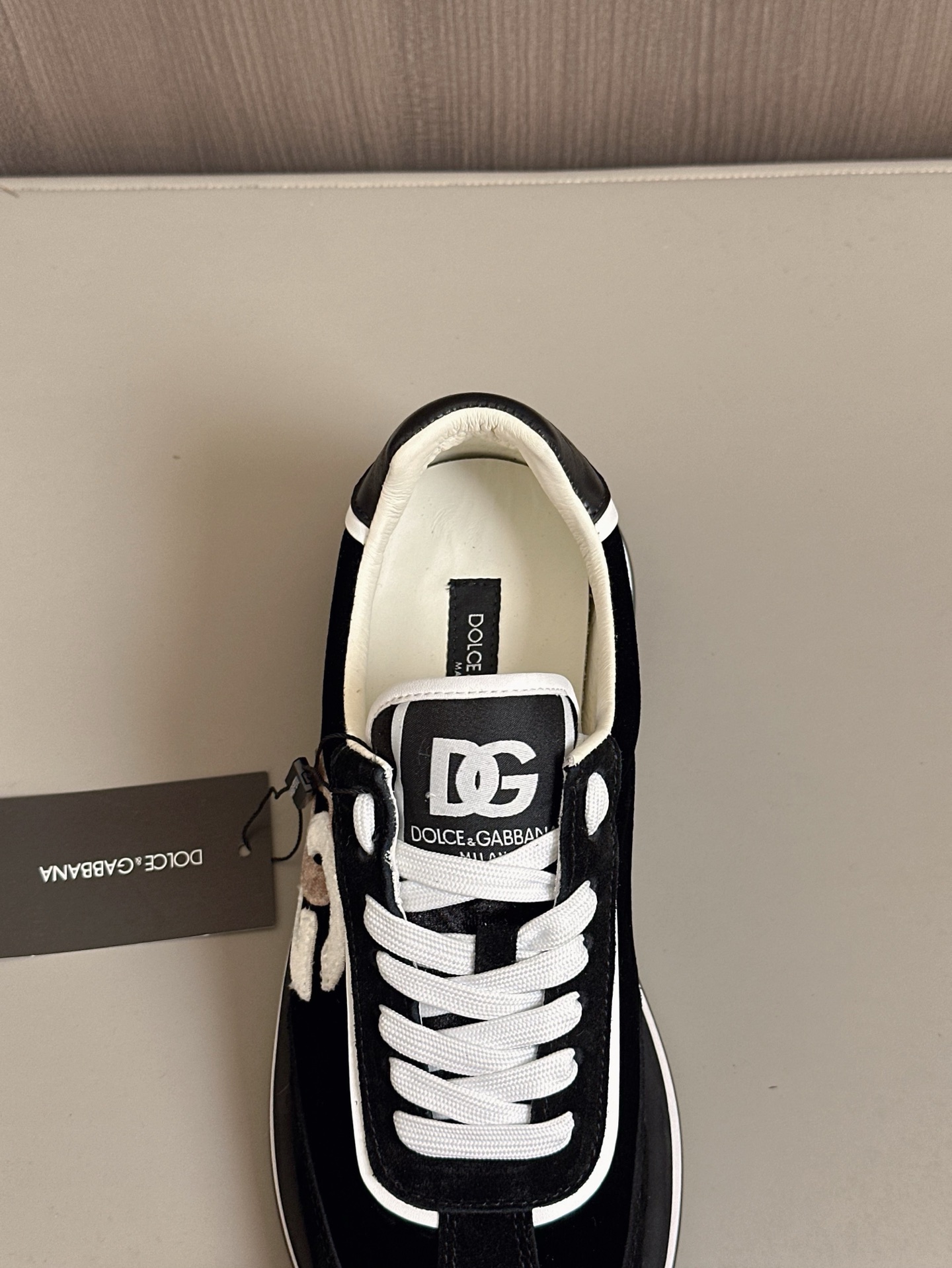 --Nuevo--Dolce&Gabbana--DG de gama alta de los hombres zapatos deportivo-casual. Mostrador superior 