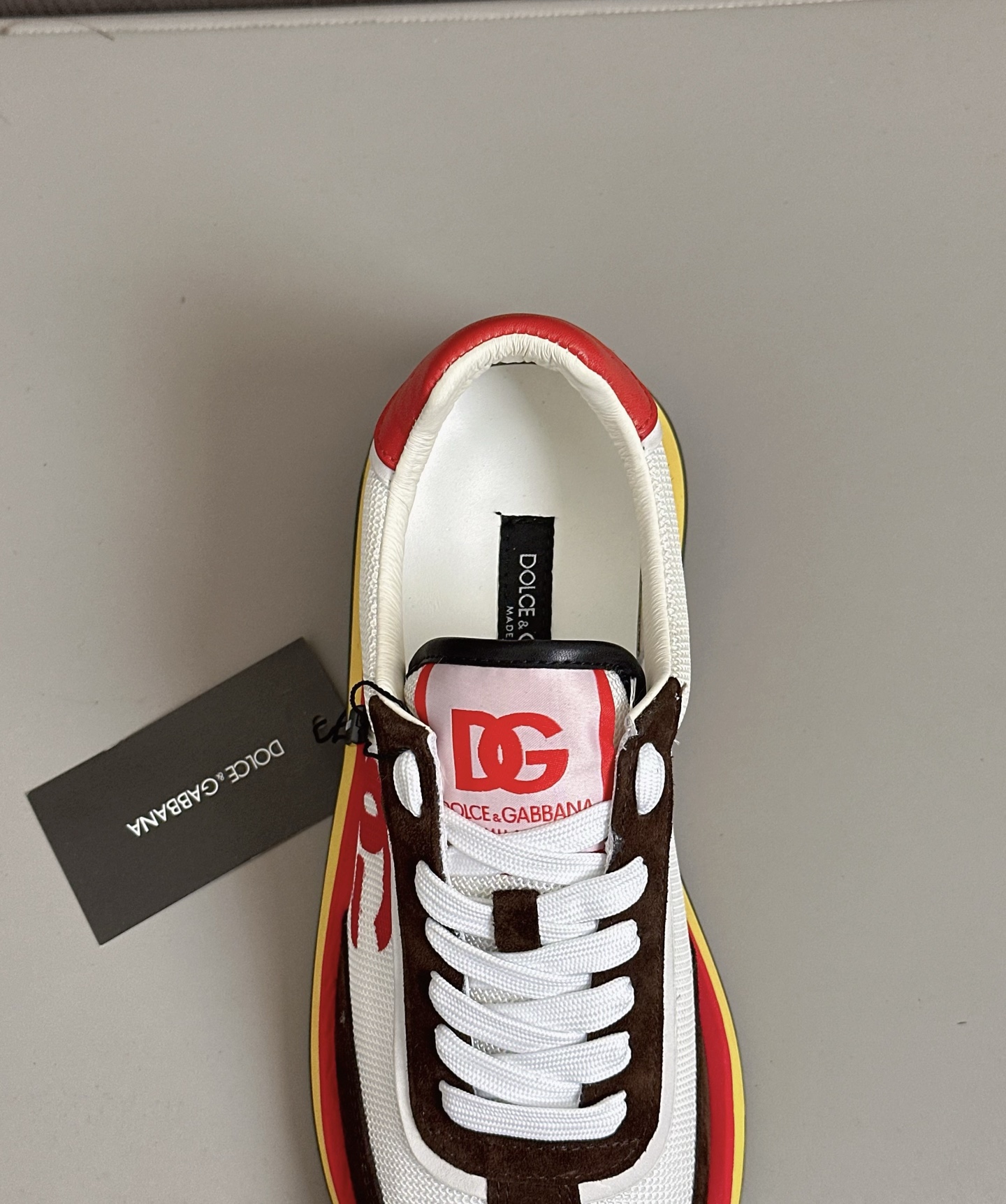 --Nuevo--Dolce&Gabbana--DG de gama alta de los hombres zapatos deportivo-casual. Mostrador superior 