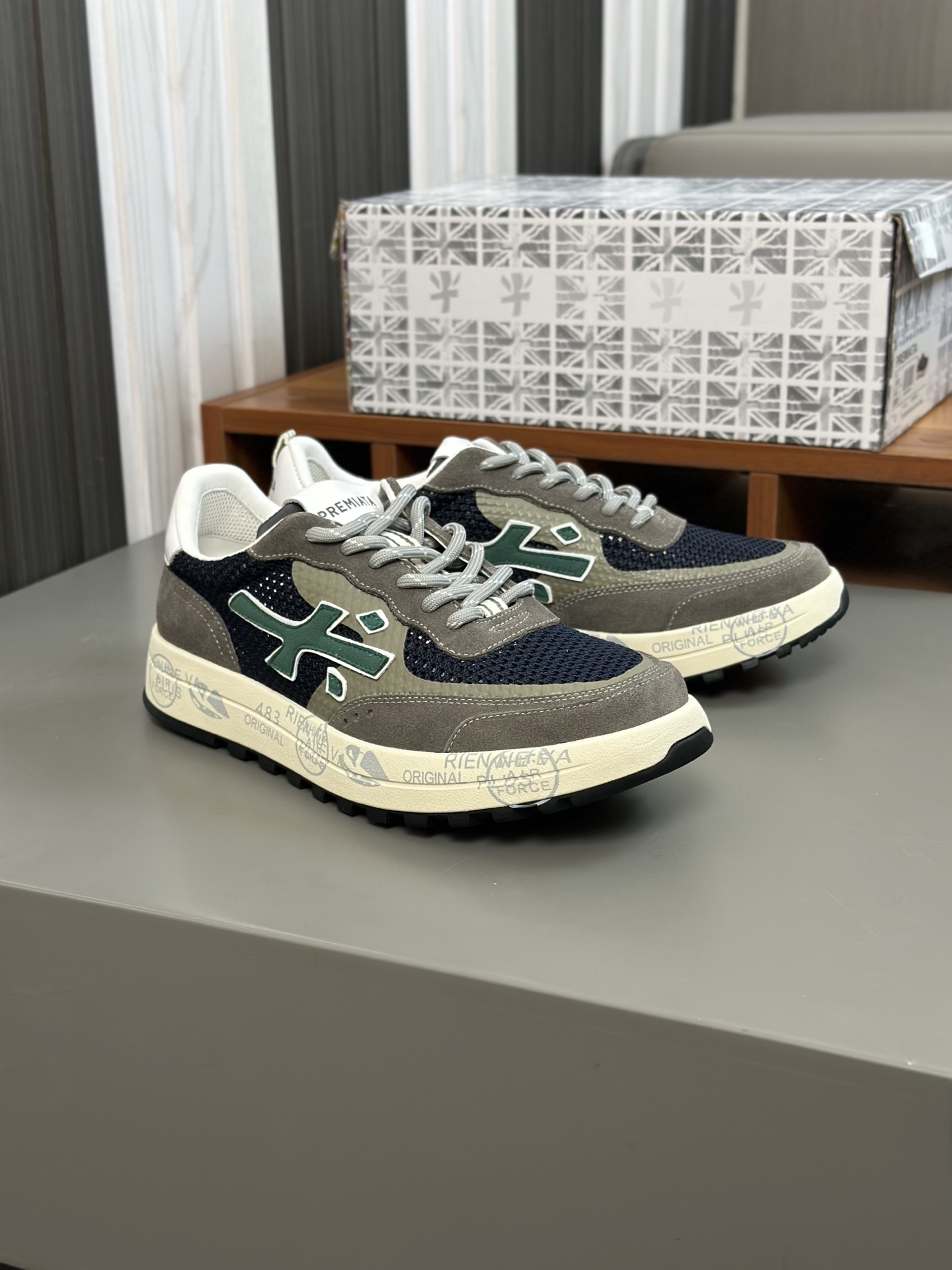 --Nuevos productos-- Pre*Pramilla de gama alta de los hombres de lana zapatos deportivos casuales ma