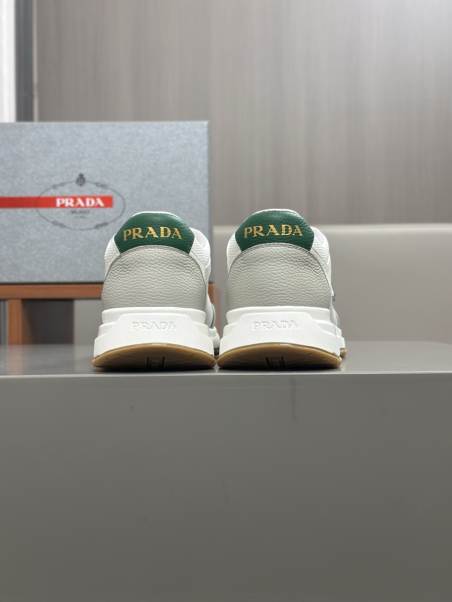 Prada Men's Leather Sneakers White Casual Shoes Size 39-44 New Collection 9 i1744054544650 352 0 7