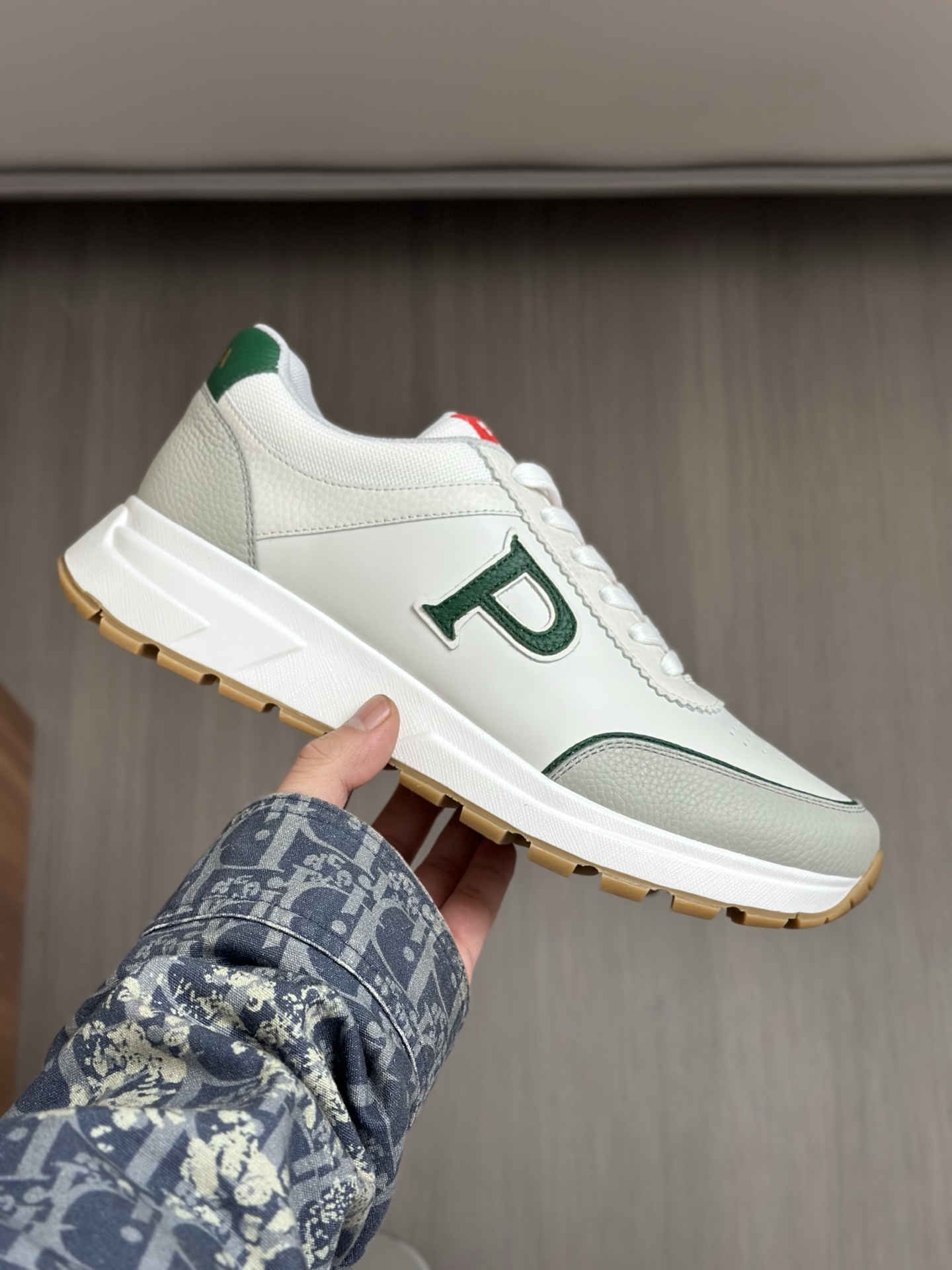 Prada Men's Leather Sneakers White Casual Shoes Size 39-44 New Collection 5 i1744054544659 3597 0 3