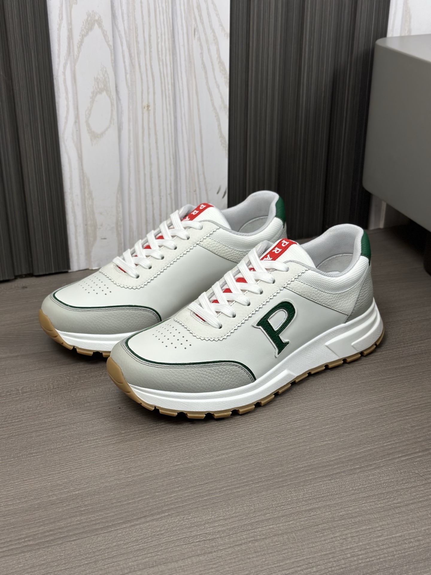 Prada Men's Leather Sneakers White Casual Shoes Size 39-44 New Collection 7 i1744054547478 3735 0 5