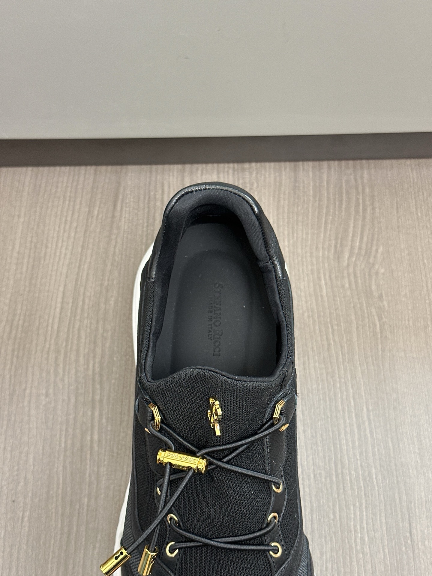 Calidad original!Stefano Ricci (Stefan) zapatos casuales de cuero para hombre. Hecho de cuero de bec