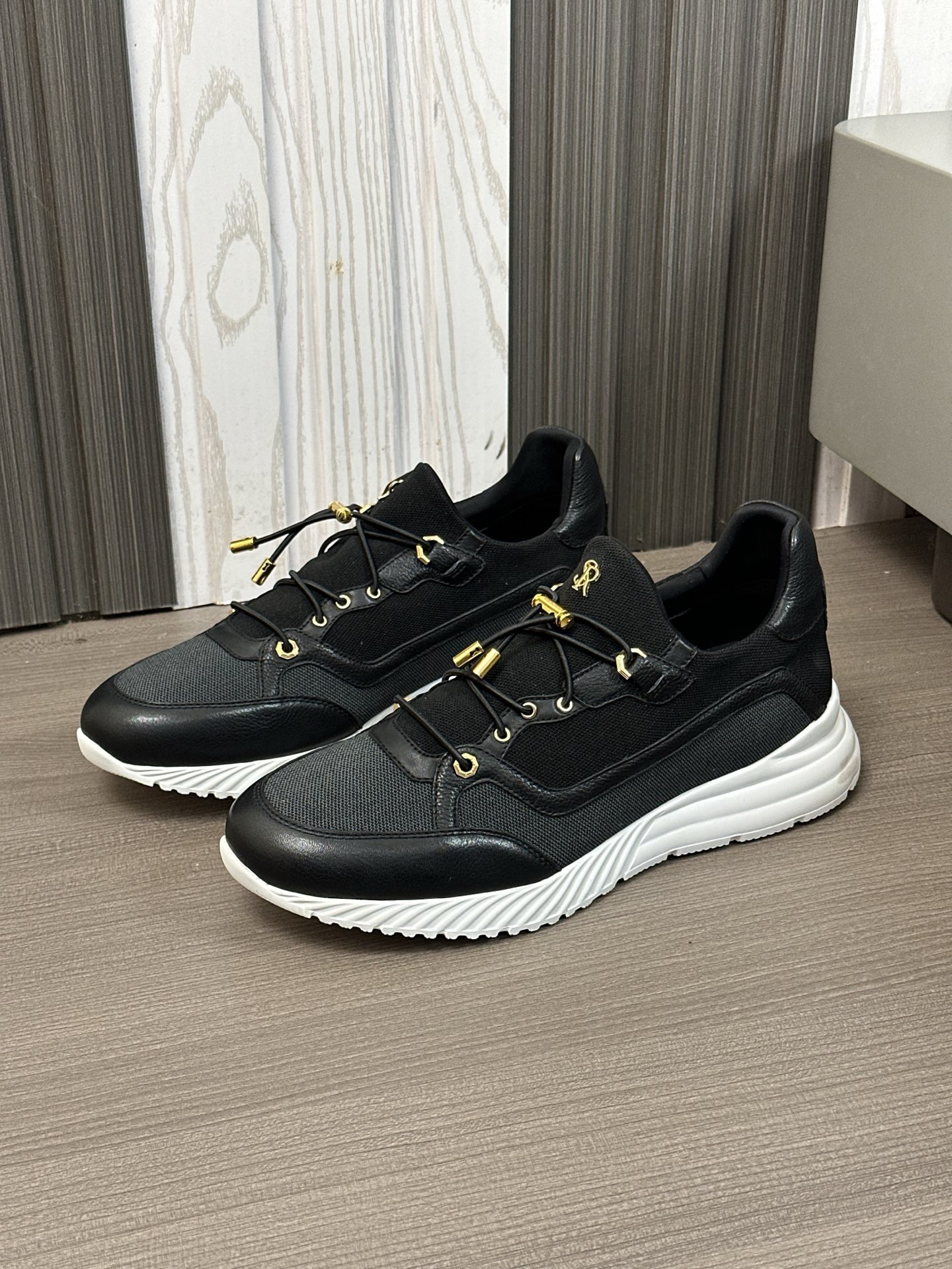 Calidad original!Stefano Ricci (Stefan) zapatos casuales de cuero para hombre. Hecho de cuero de bec