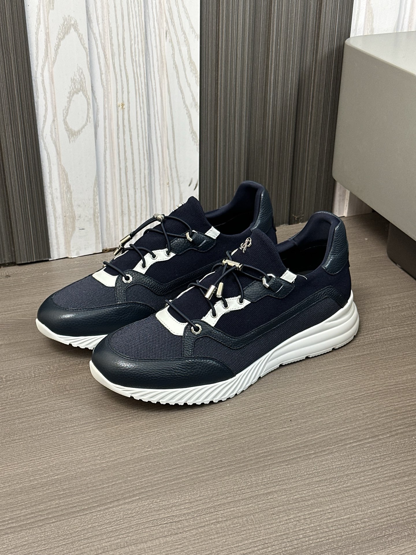 Calidad original!Stefano Ricci (Stefan) zapatos casuales de cuero para hombre. Hecho de cuero de bec