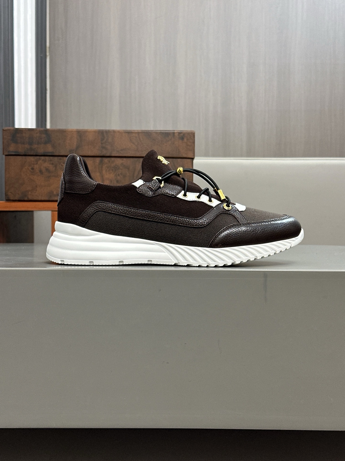 Calidad original!Stefano Ricci (Stefan) zapatos casuales de cuero para hombre. Hecho de cuero de bec