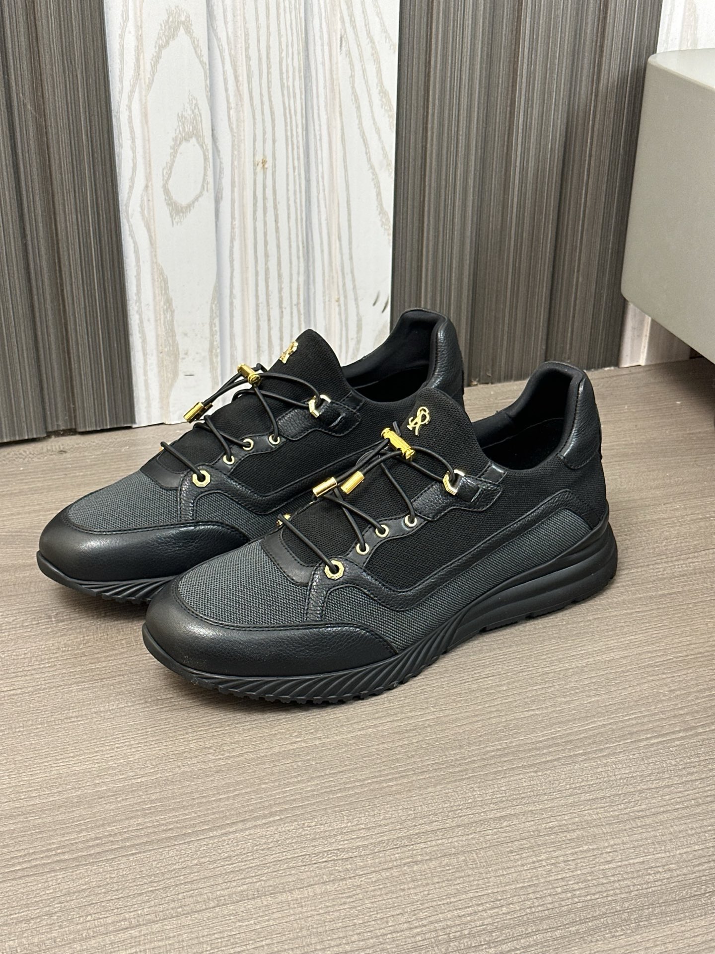 Calidad original!Stefano Ricci (Stefan) zapatos casuales de cuero para hombre. Hecho de cuero de bec
