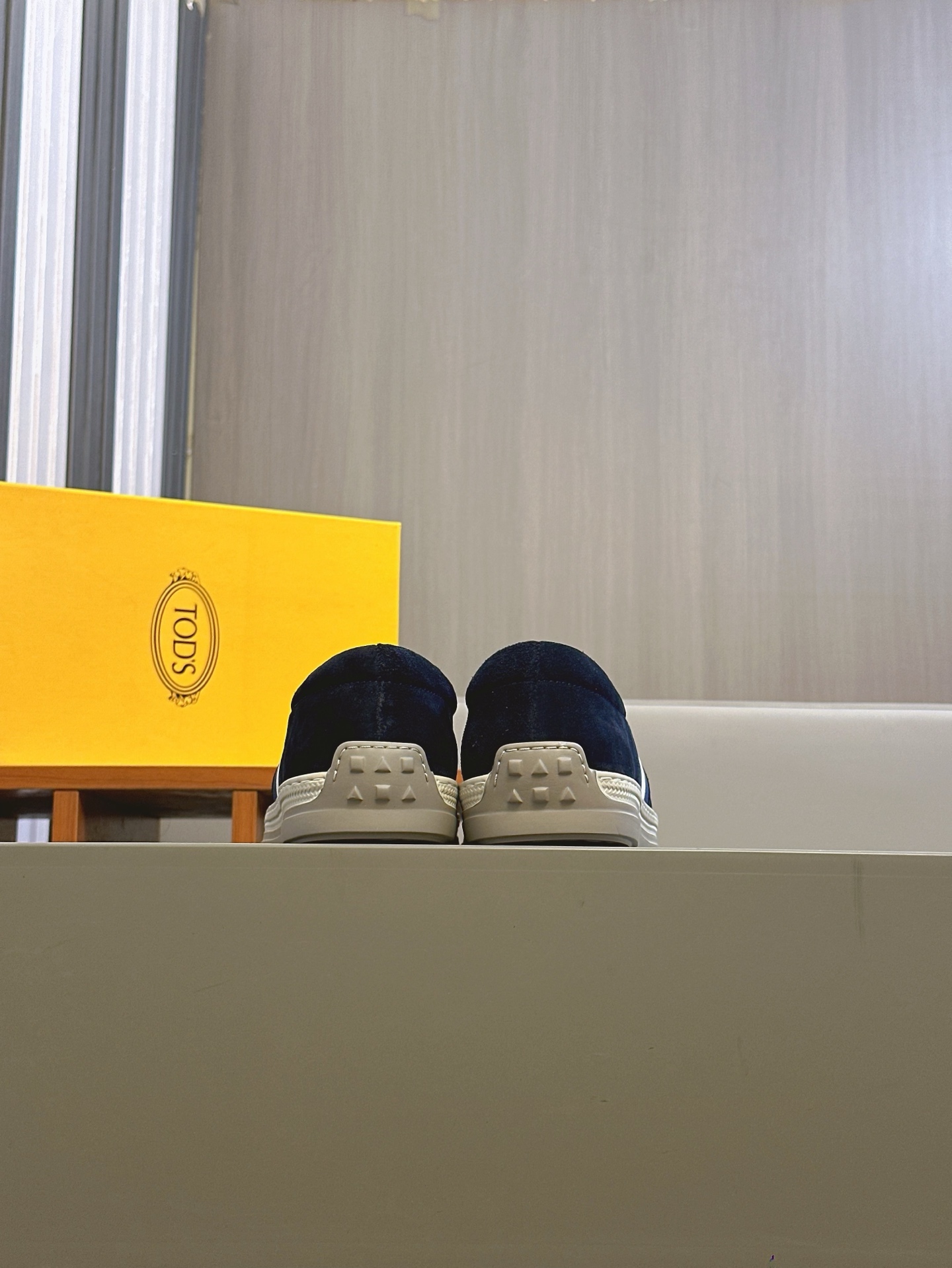 TOD'S/Tod's nuevos mocasines de hombre esta sección de zapatos a aterciopelada suave gamuza y piel d