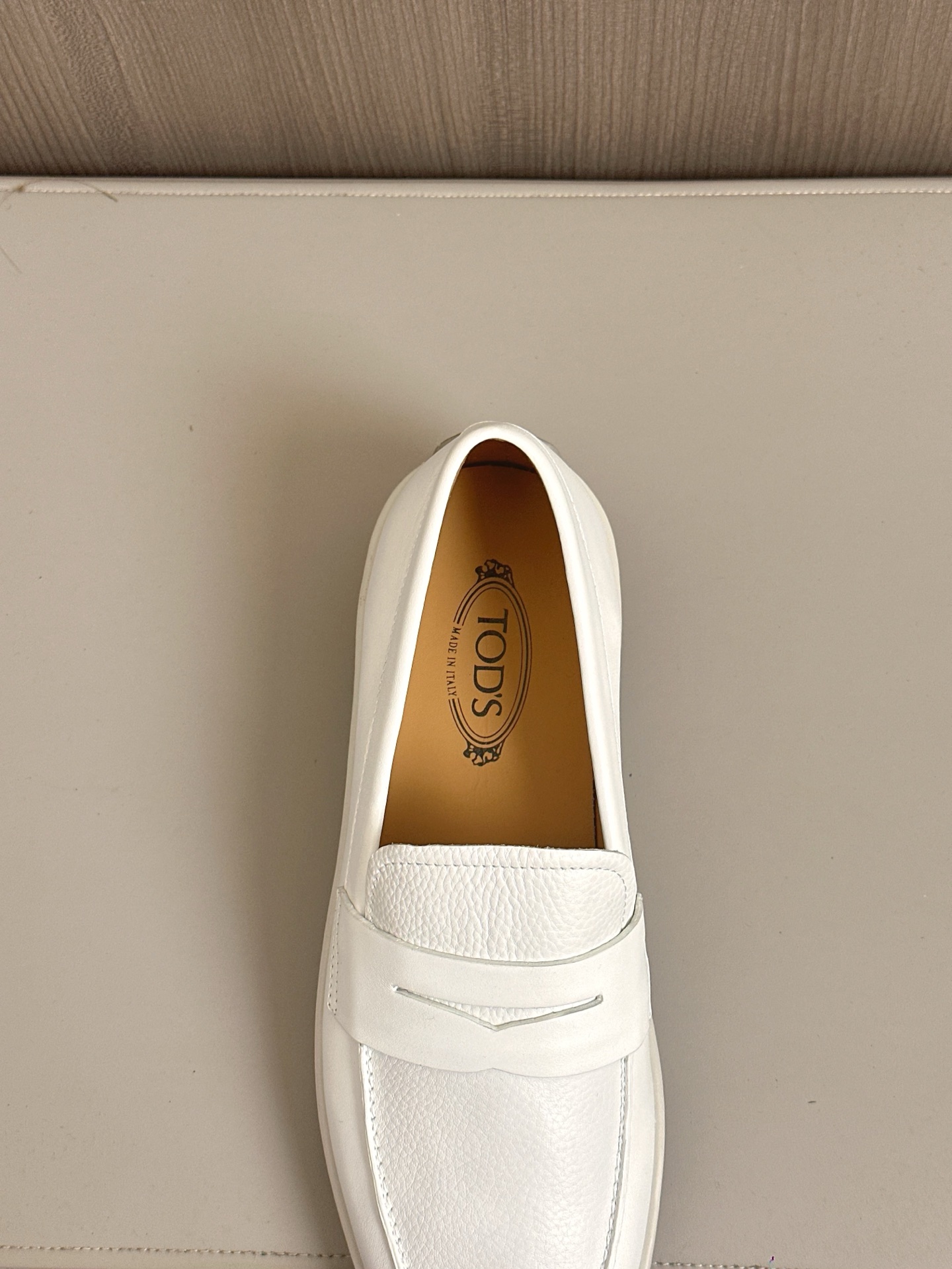 TOD'S/Tod's nuevos mocasines de hombre esta sección de zapatos a aterciopelada suave gamuza y piel d
