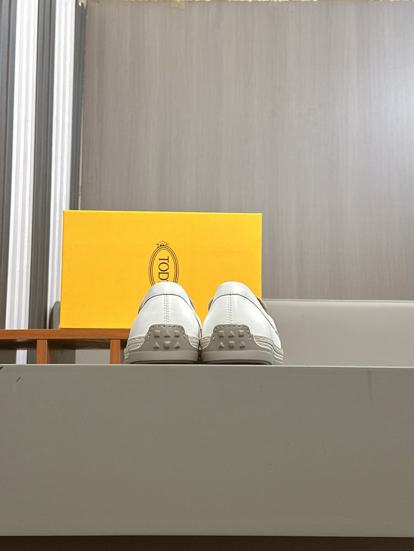 TOD'S/Tod's nuevos mocasines de hombre esta sección de zapatos a aterciopelada suave gamuza y piel d