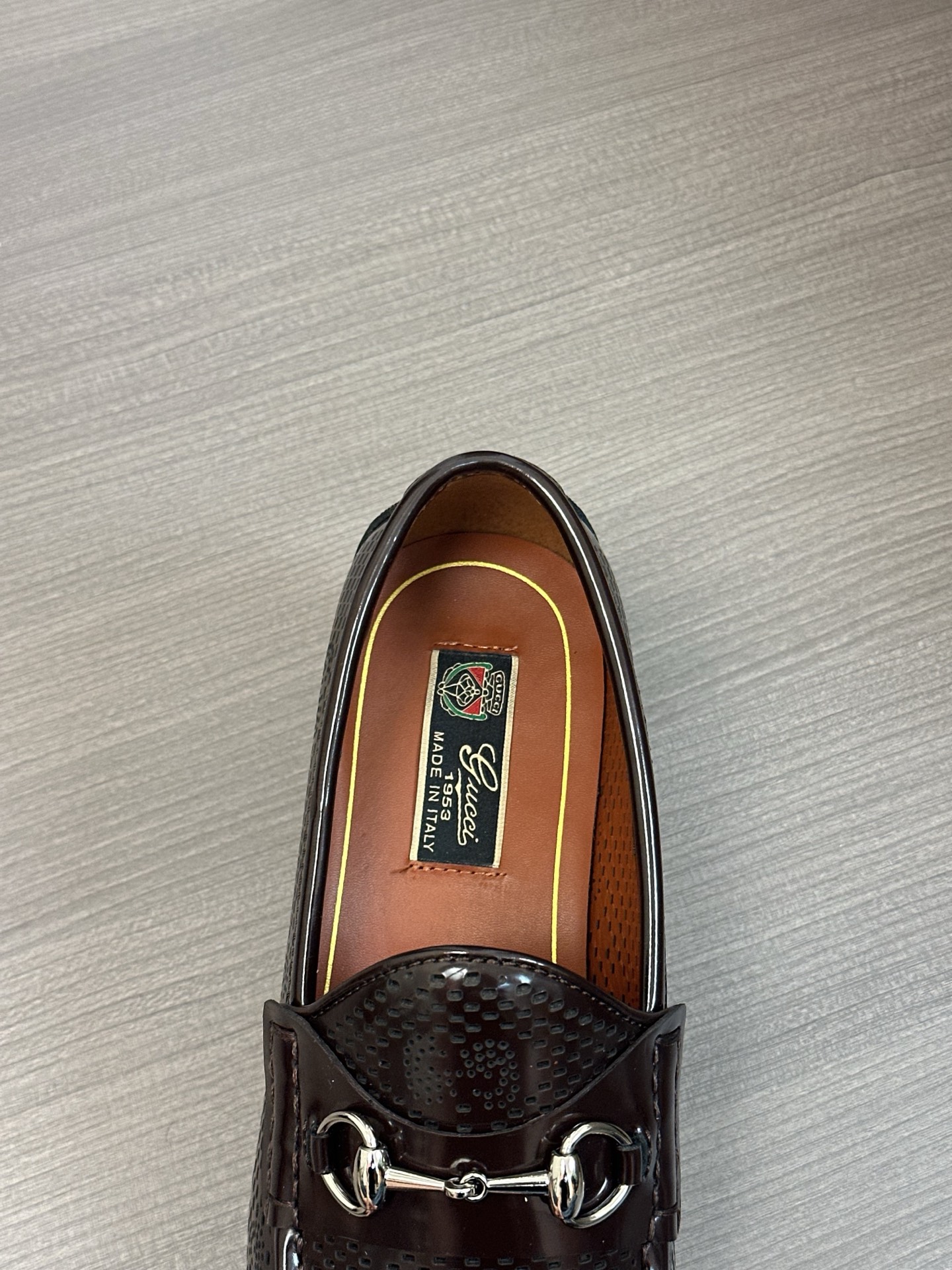 Gucci Men's Formal Loafers Genuine Leather Dress Shoes - Brown 9 i1744495567821 9144 0 7
